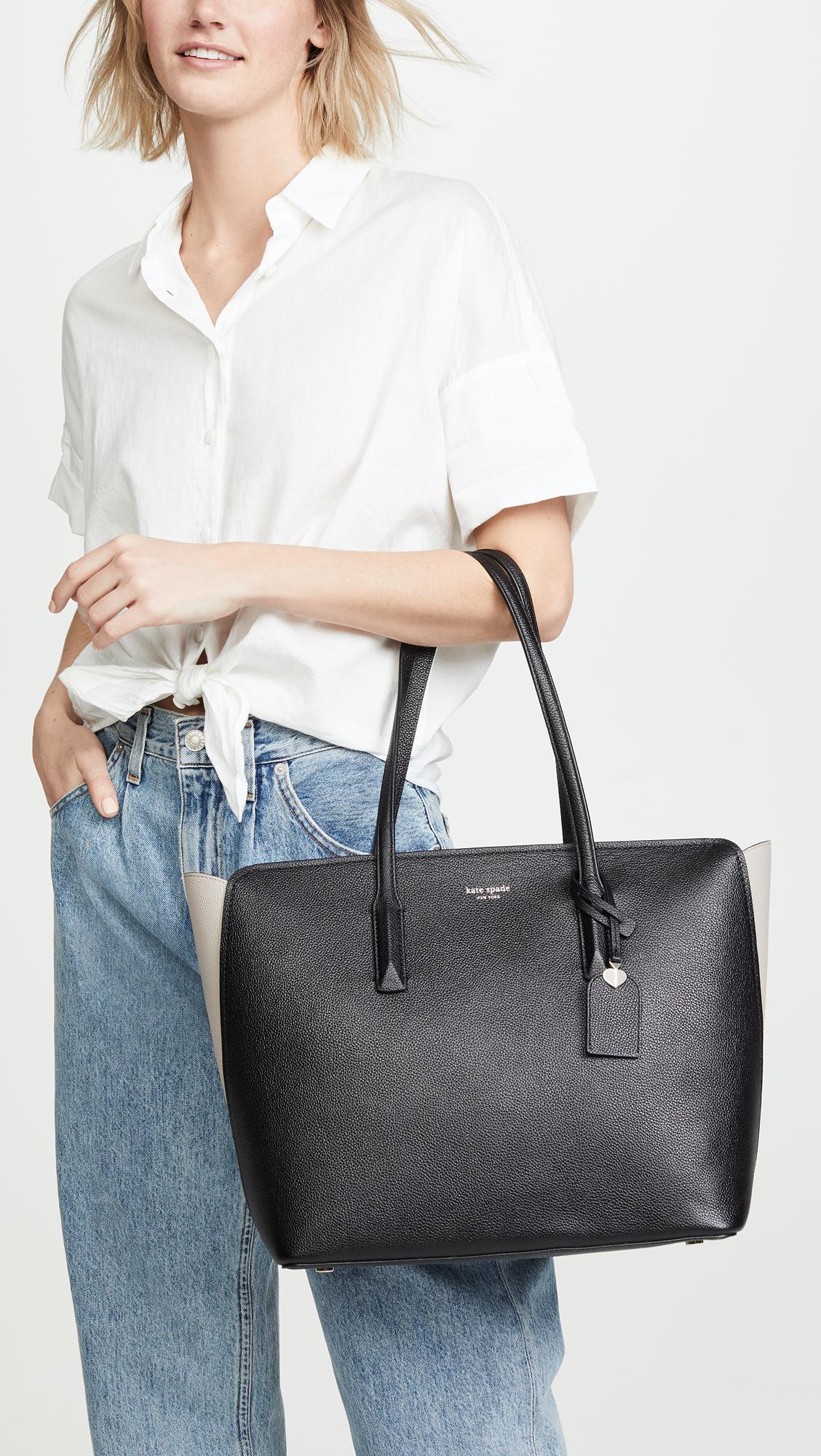 Kate Spade Margaux Large Tote in Black | Lyst Canada