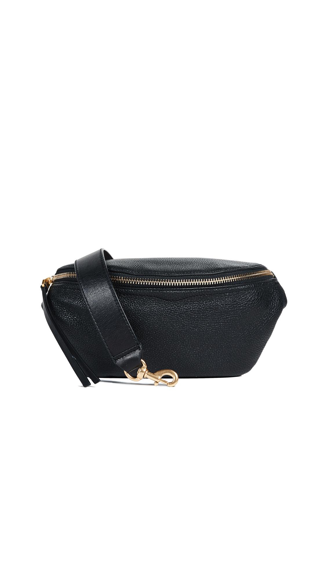 rebecca minkoff bree leather belt bolsa