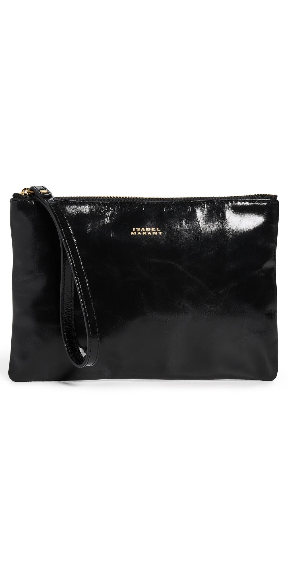クラッチバッグ Powden Ge Clutch - Isabel Marant - Nylon - Black Isabel Marant Clutches and evening bags for Women | Online