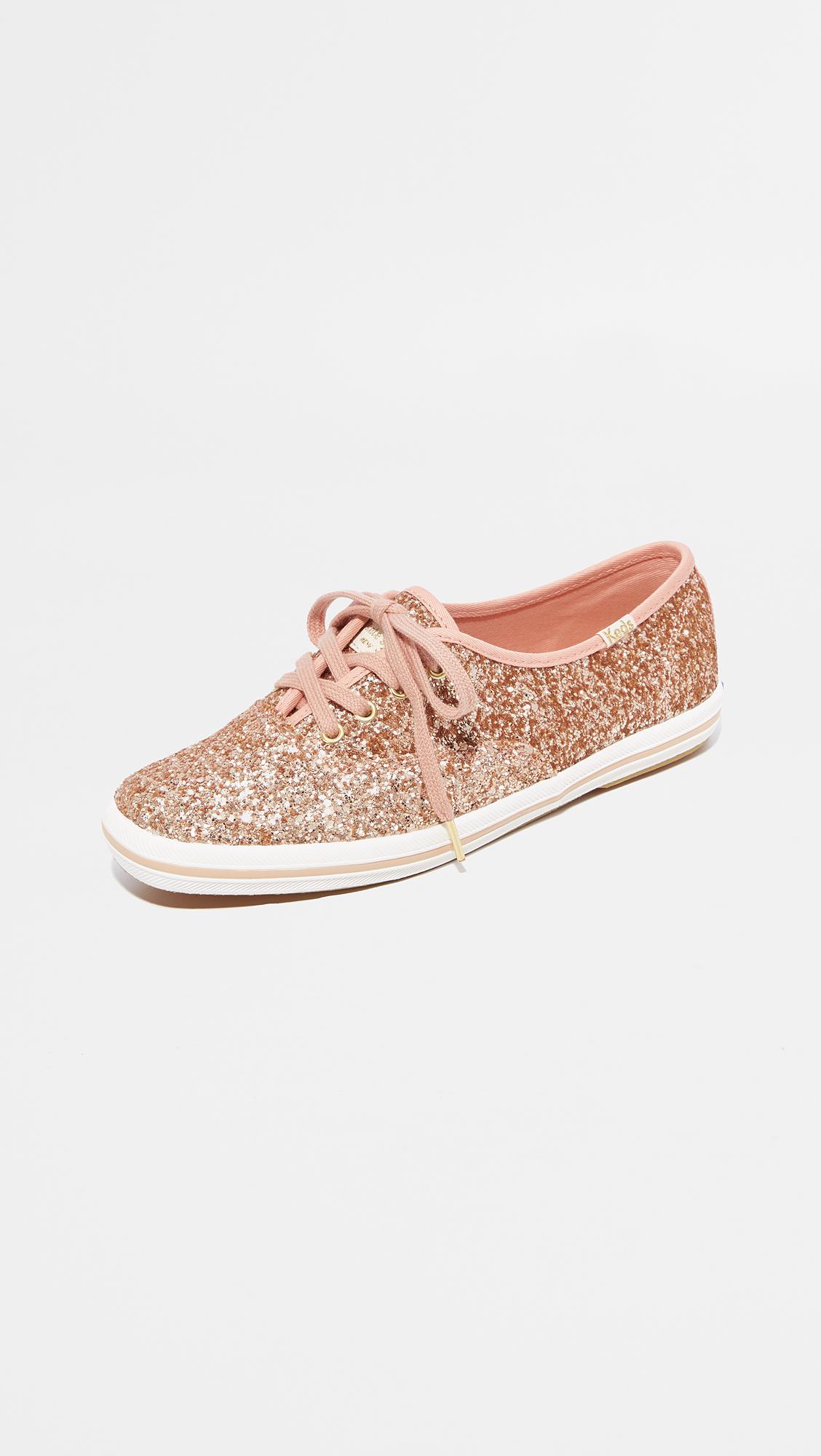 rose gold kate spade keds