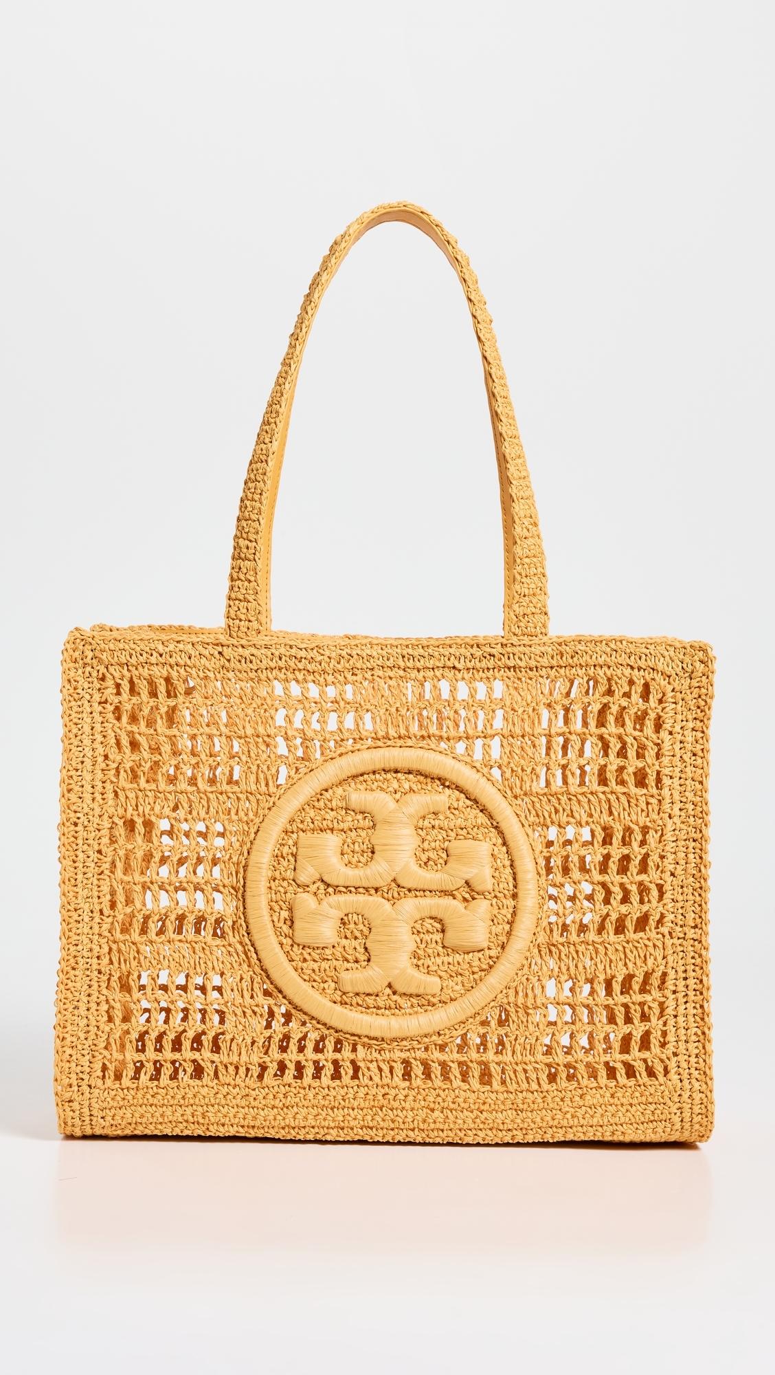 Tory Burch トートバッグ ベージュ/オレンジ Tory Burch Canvas Tote Bag Orange Limited Edition Shoulder