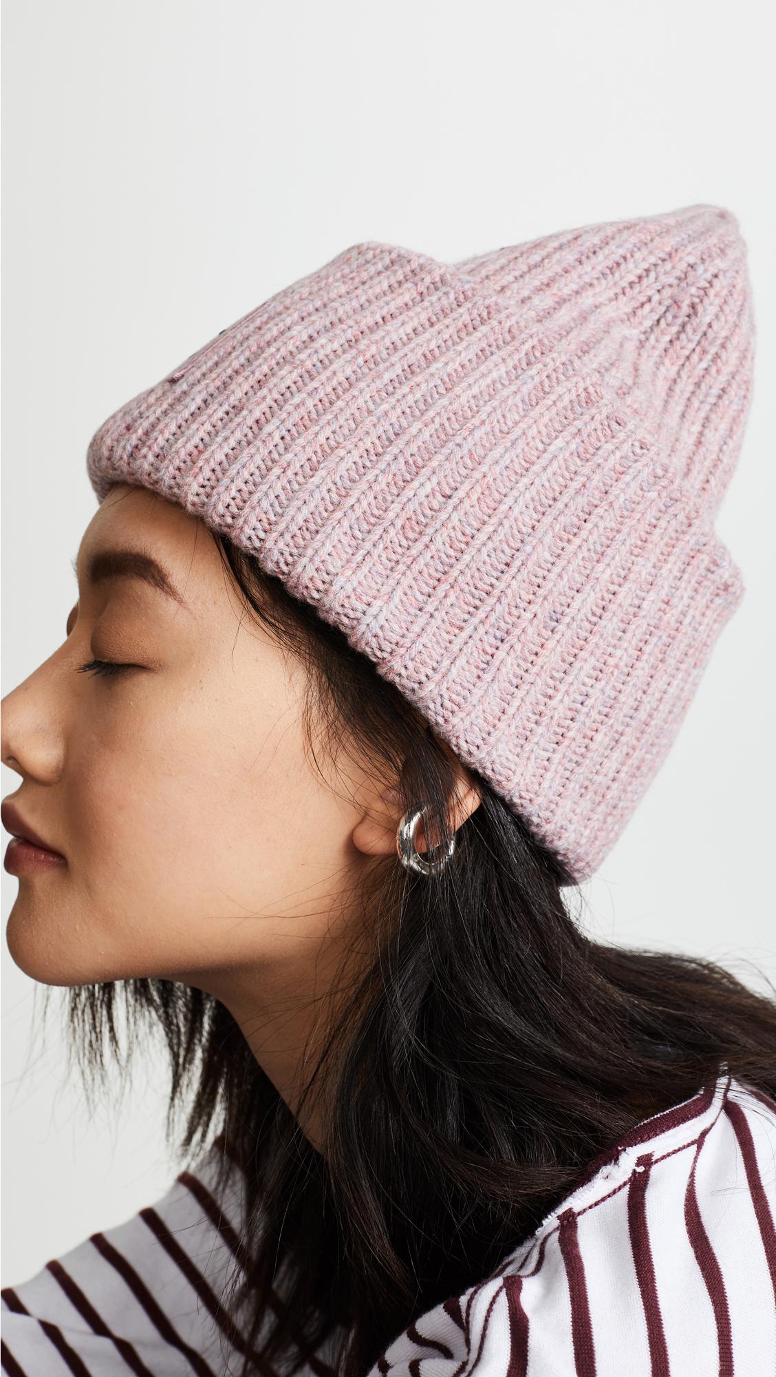 Acne Studios Wool Pansy With Face Hat 