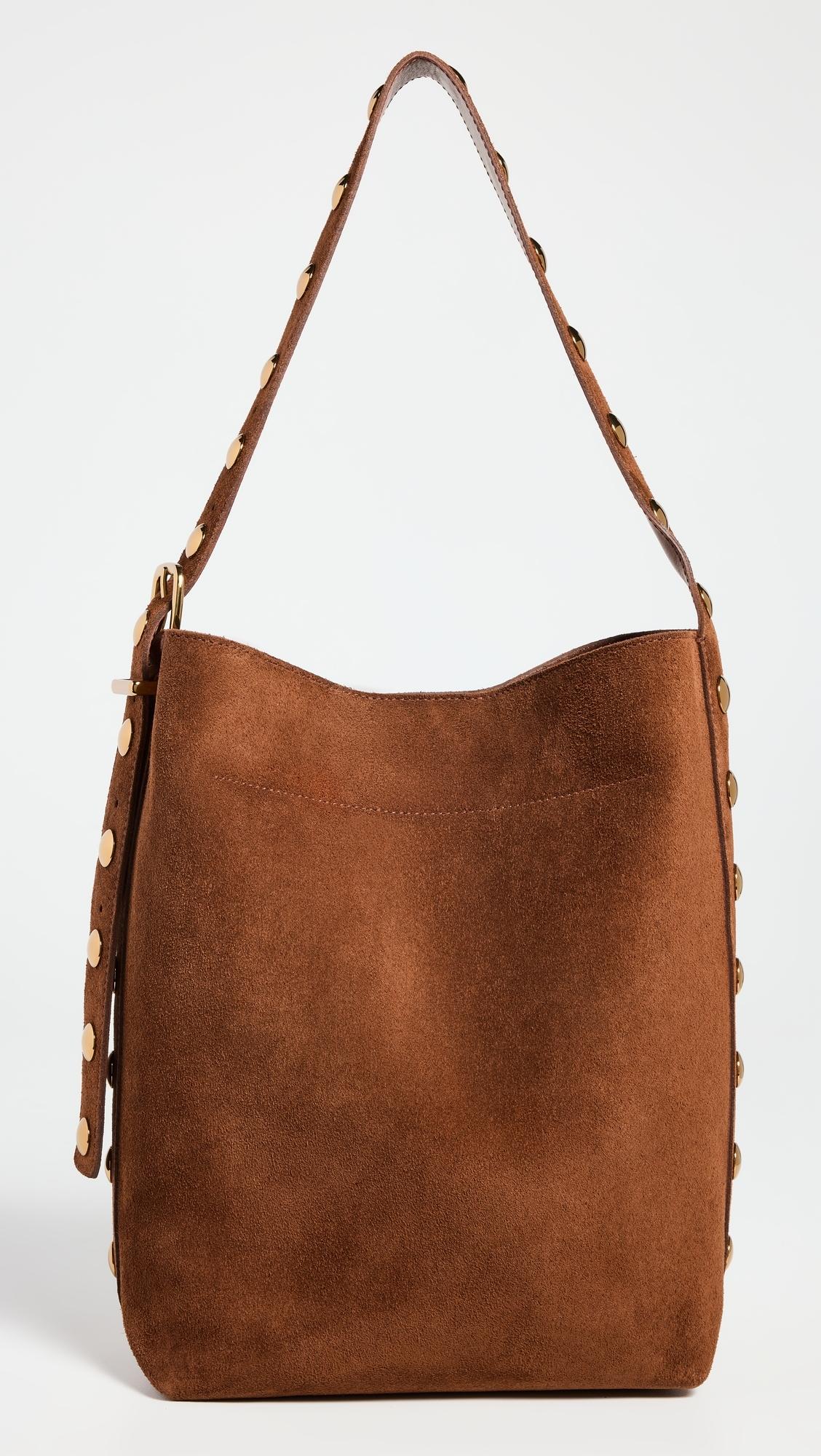 Suede Madewell Tote Monogram Madewell Stud Essentials Bucket Tote