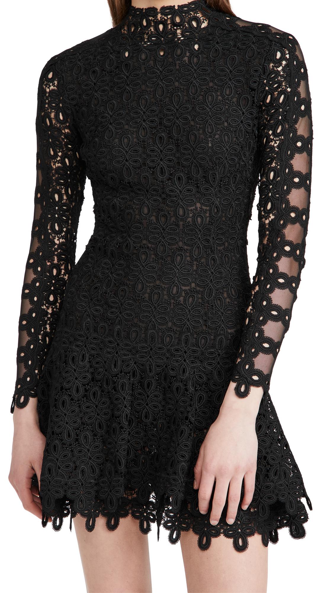 Jonathan simkhai guipure discount lace long sleeve dress