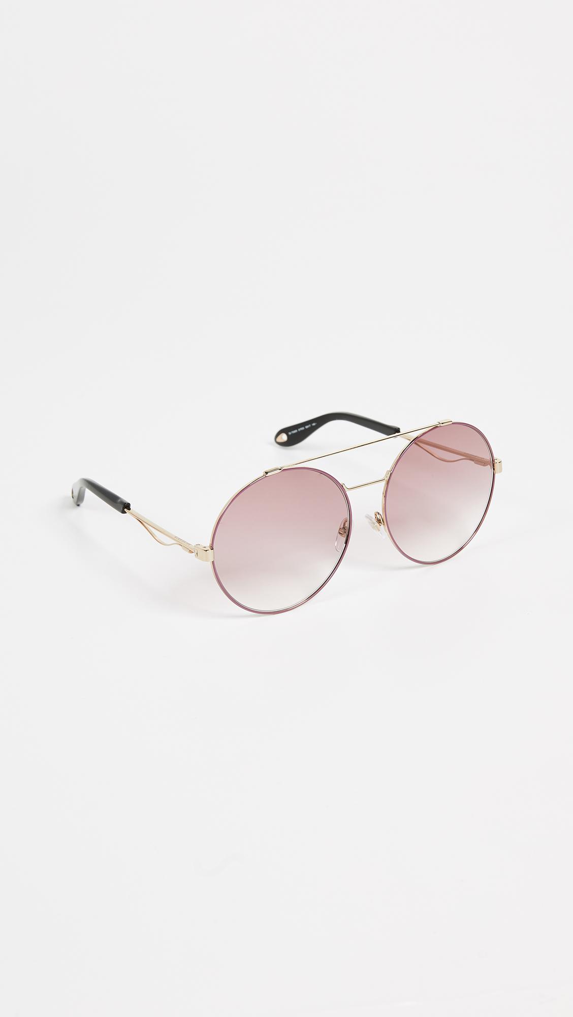 givenchy round aviator sunglasses