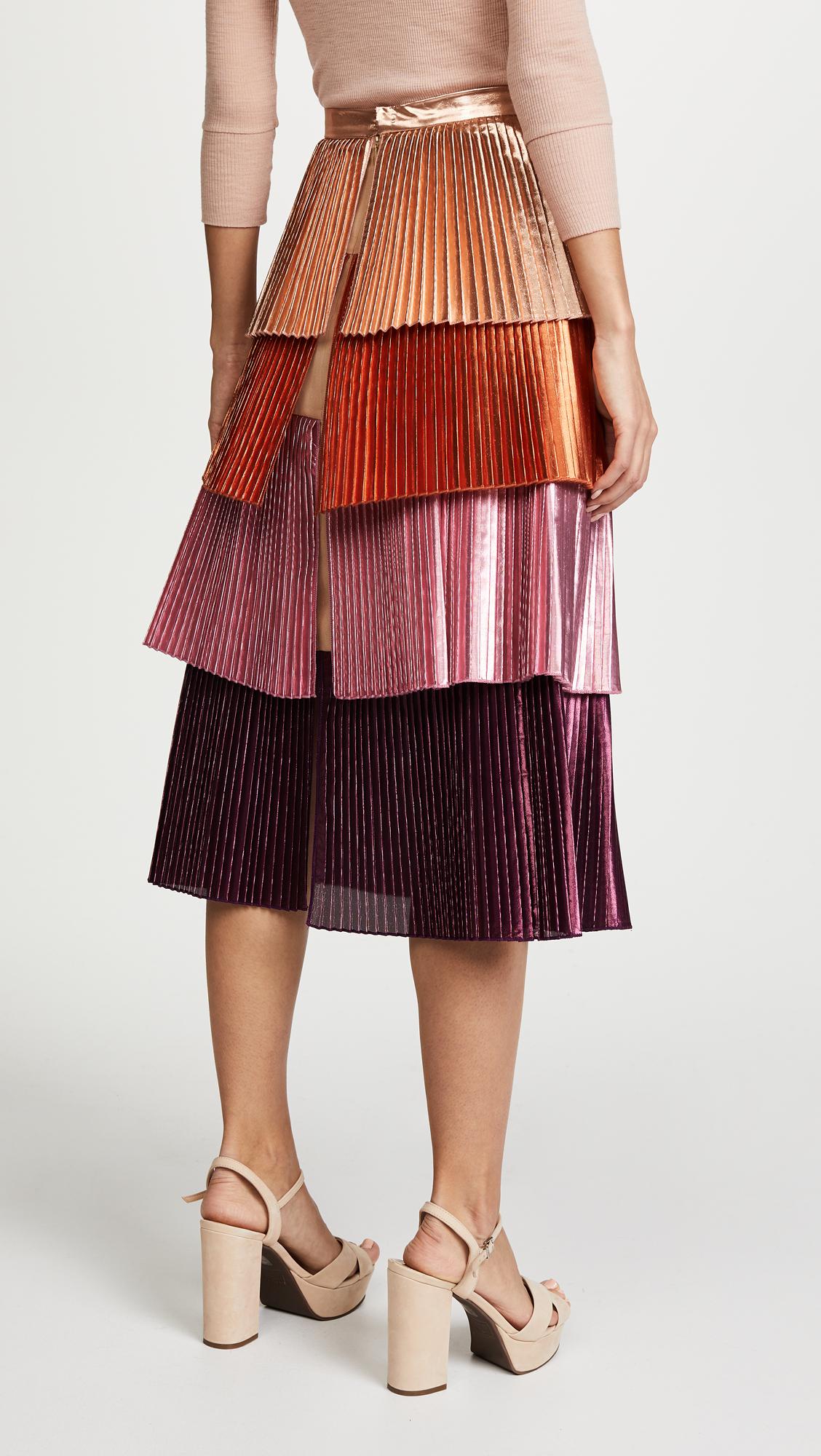 DELFI Collective Synthetic Lauren Skirt in Pink - Lyst