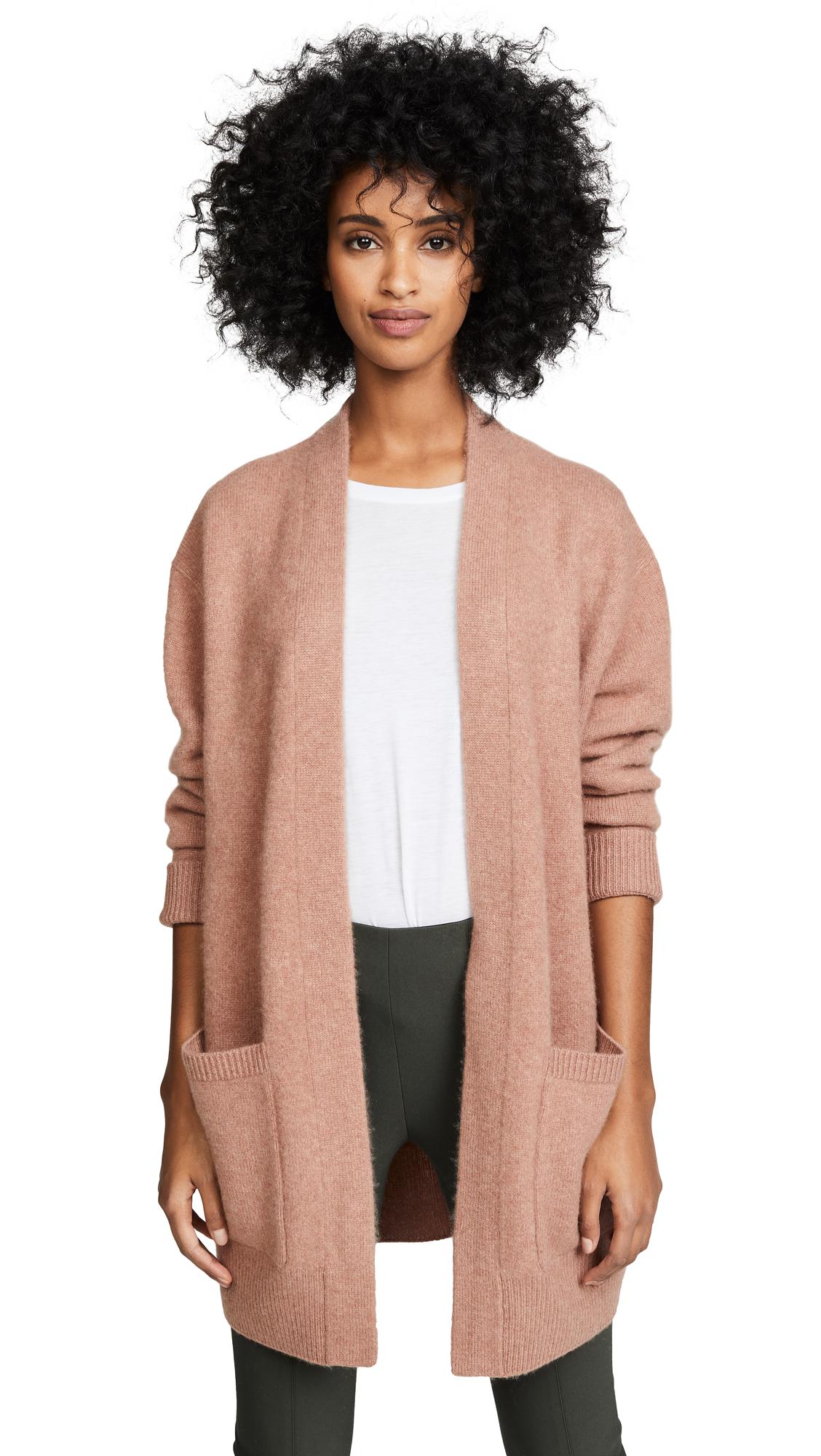 Vince cashmere clearance open front cardigan