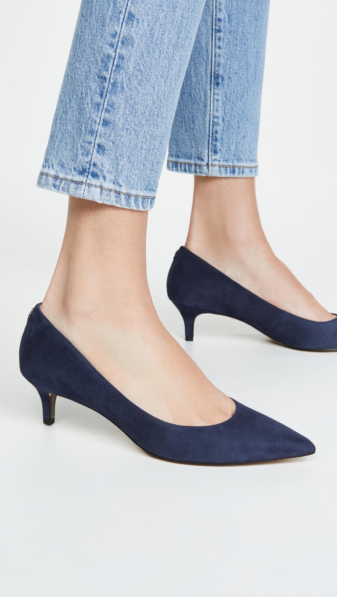 sam edelman navy blue pumps