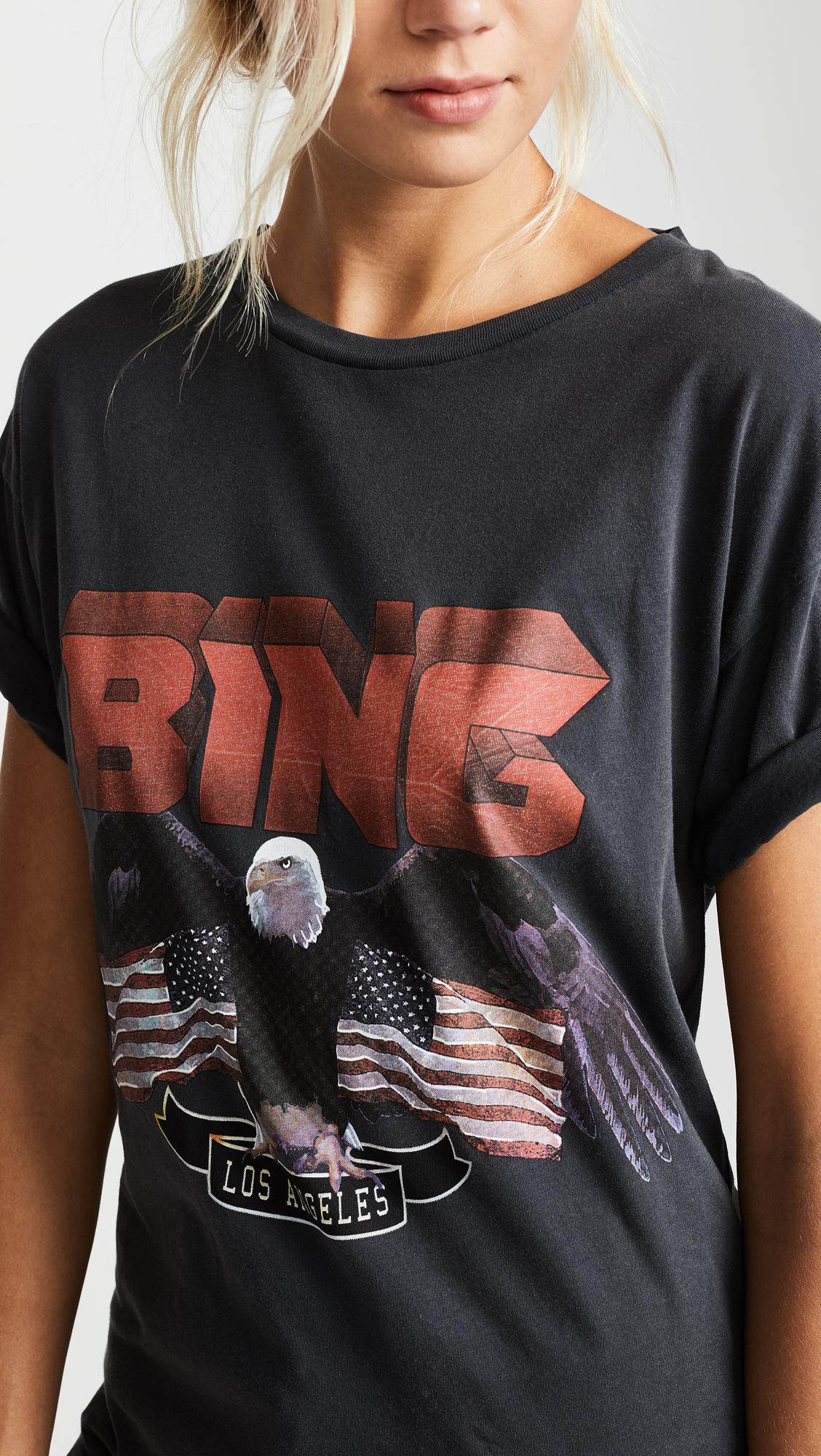 anine bing t shirt sale