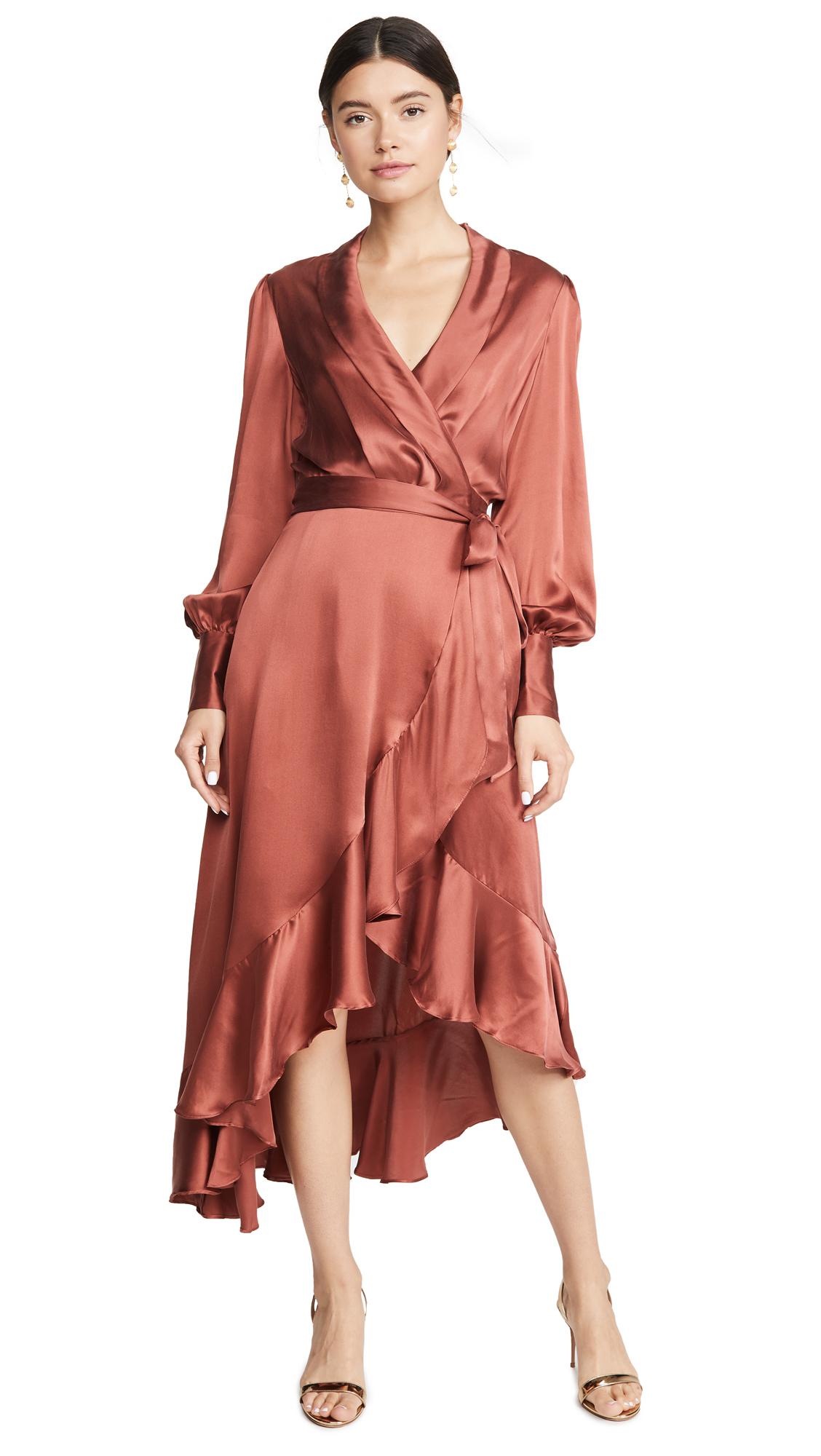 zimmermann batwing silk midi