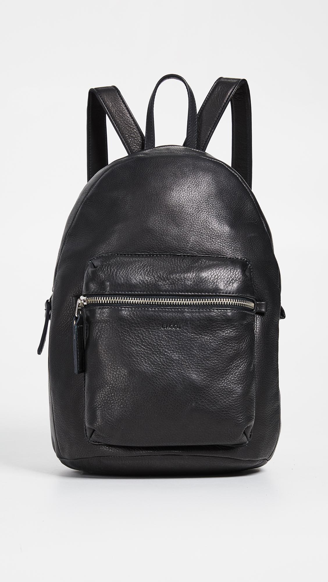 baggu leather backpack