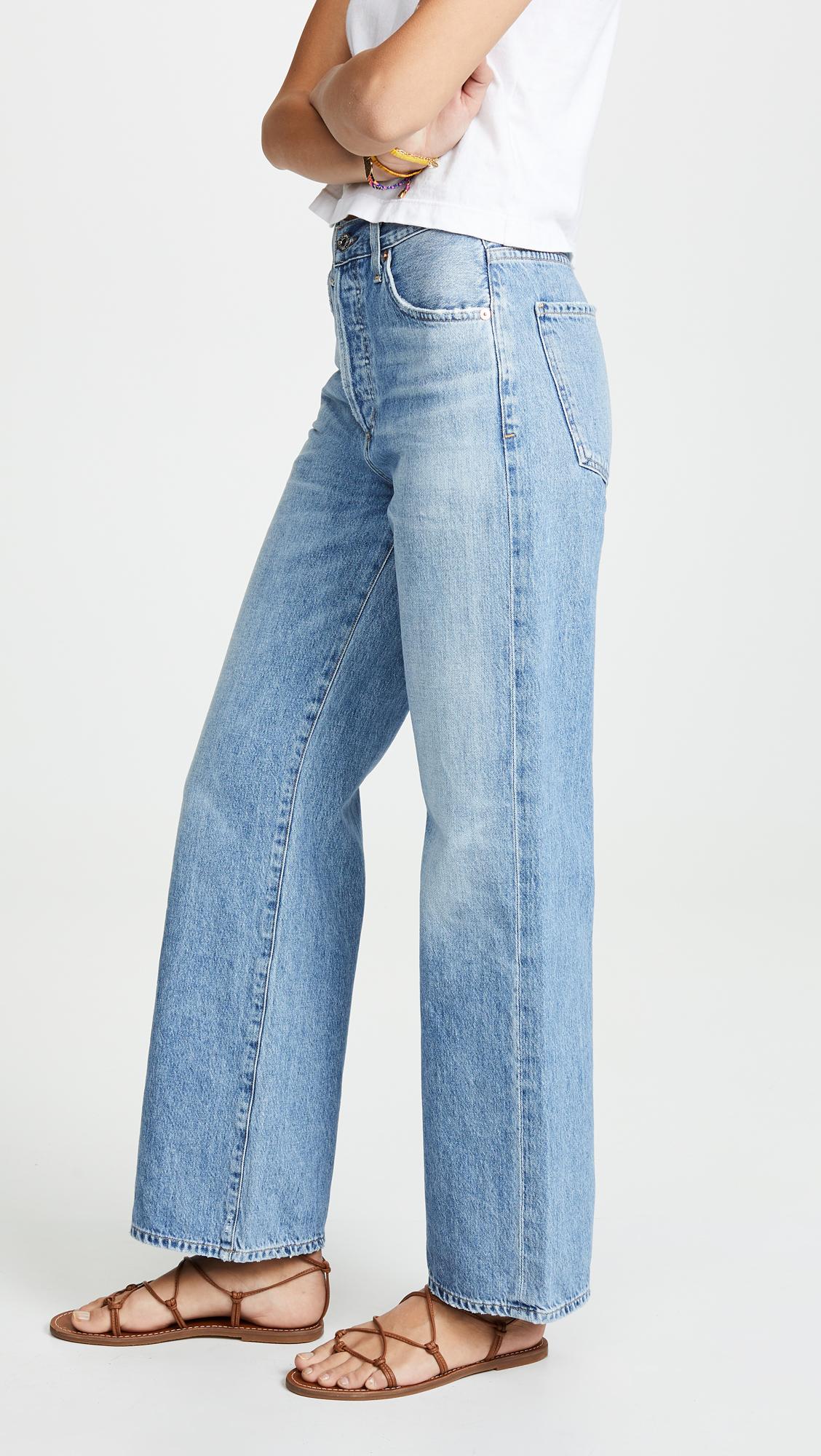 Citizens of Humanity Flavie Trouser Jeans in Blue | Lyst