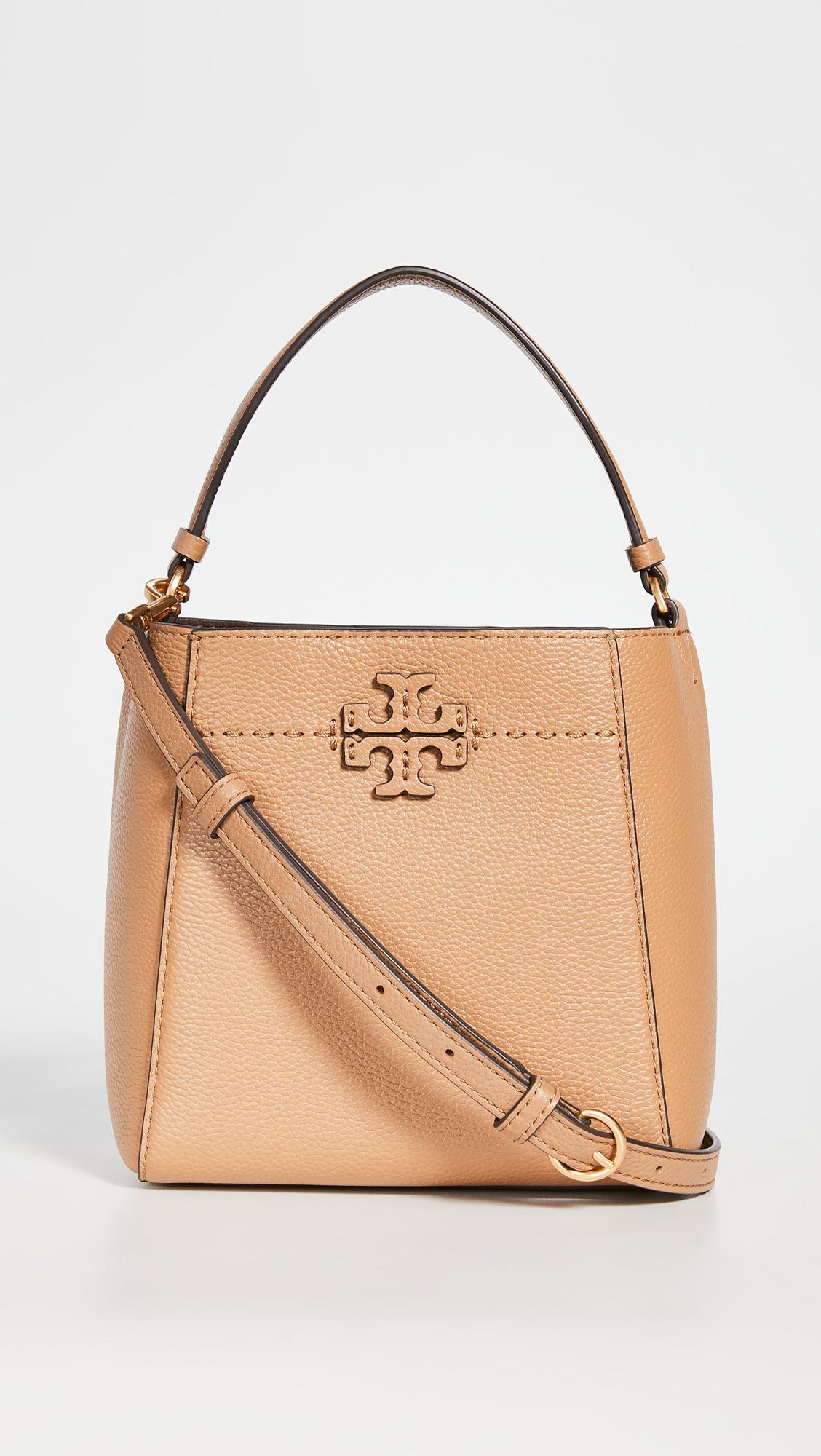 Tory Burch Leather Mcgraw Small Bucket Bag Lyst