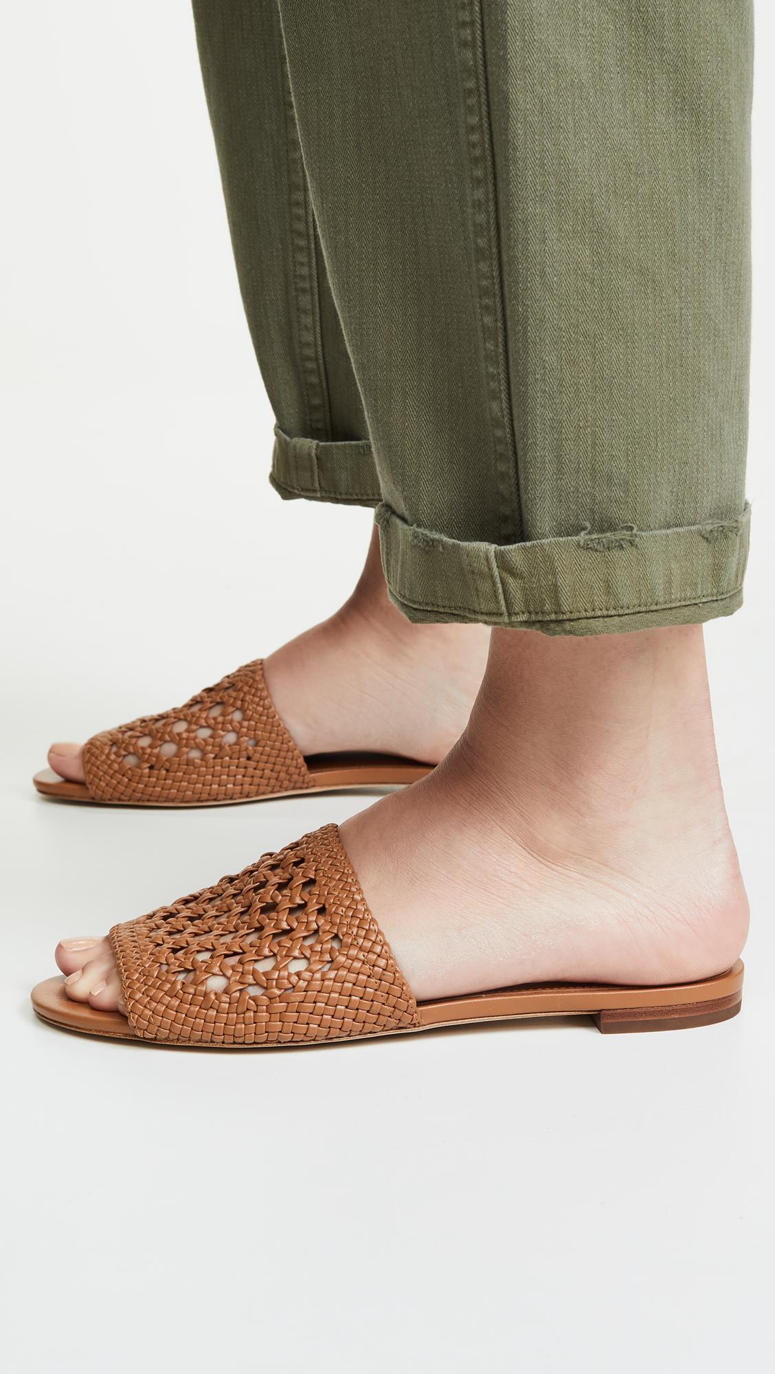 augustine woven slide sandal