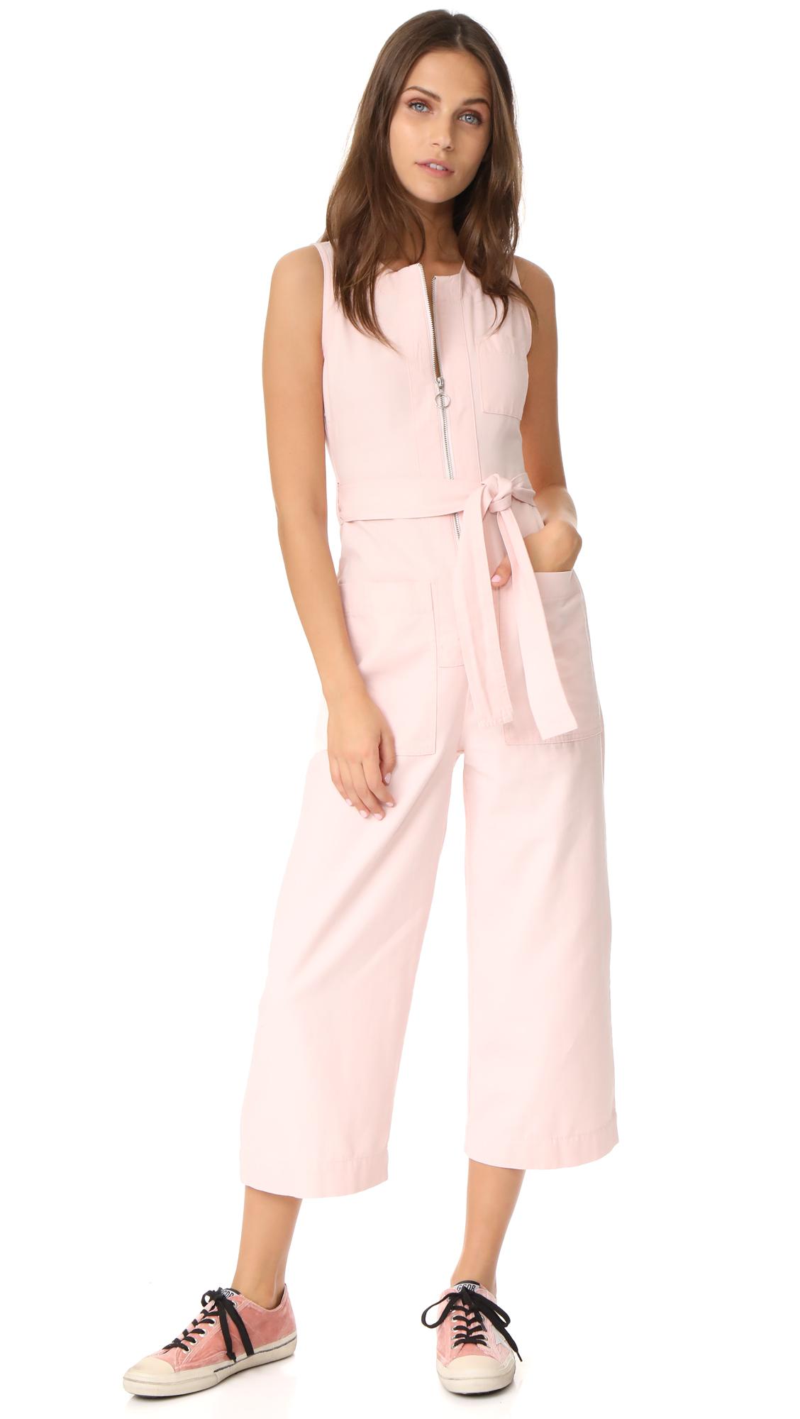 whistles pink jumpsuit