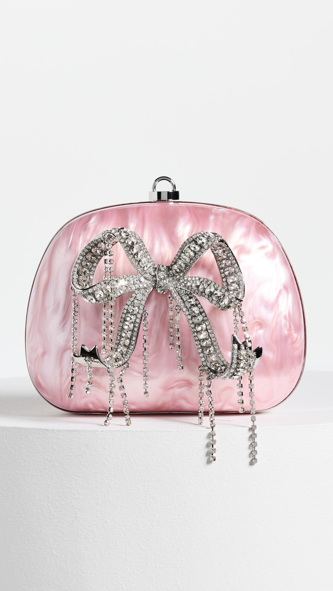 Self-PortraitセルフポートレートPEARL TOP HANDLE CLUTCH BAG Pearl Top Handle Clutch Bag – self-portrait