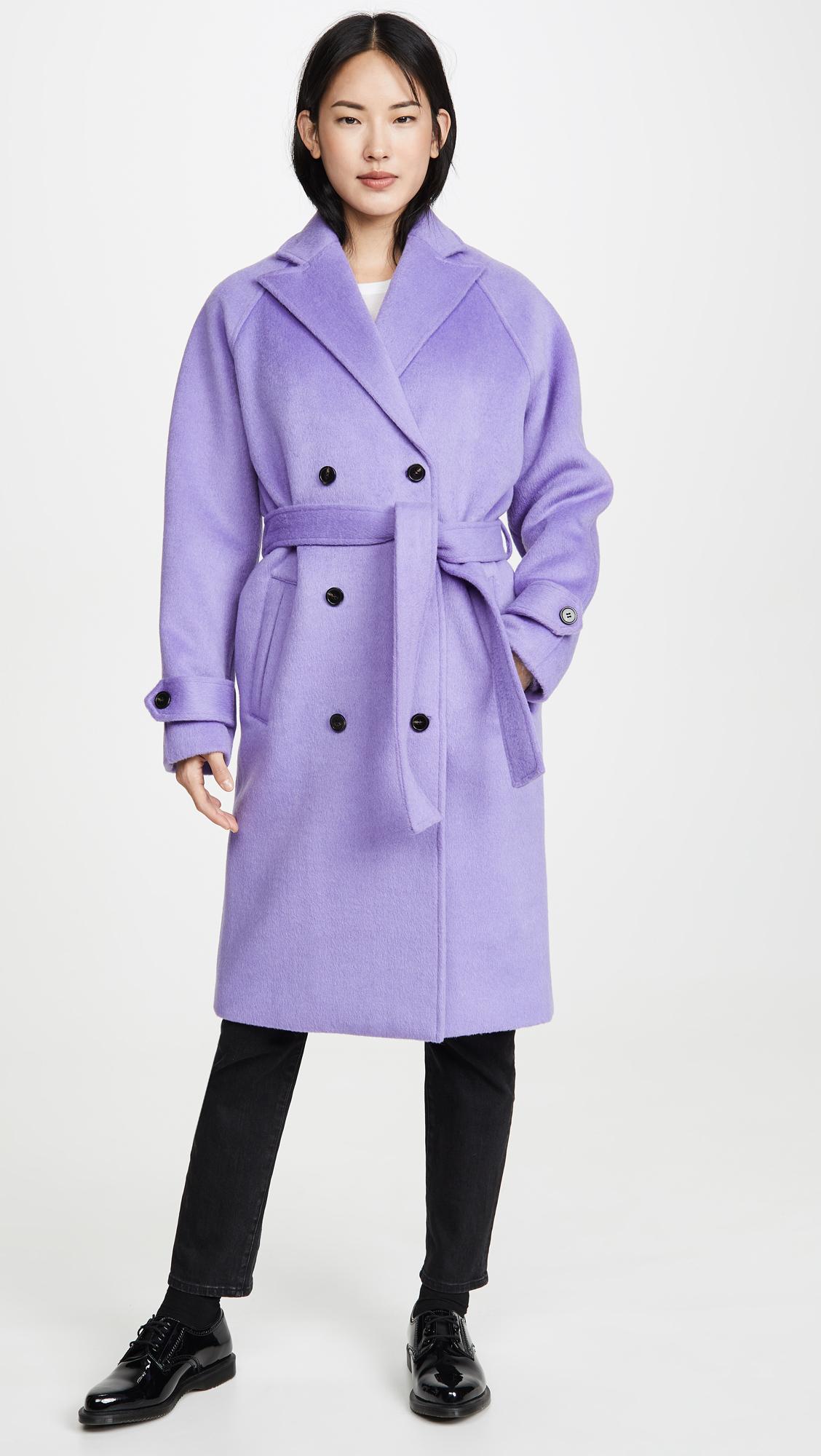 Custommade• Wool Suri Coat in Purple - Lyst