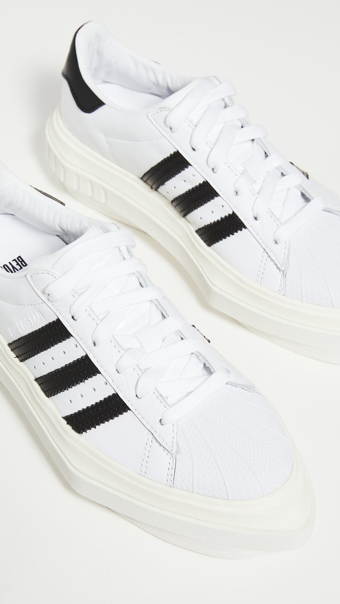 adidas X Beyonce Bey Superstar Sneakers in White | Lyst