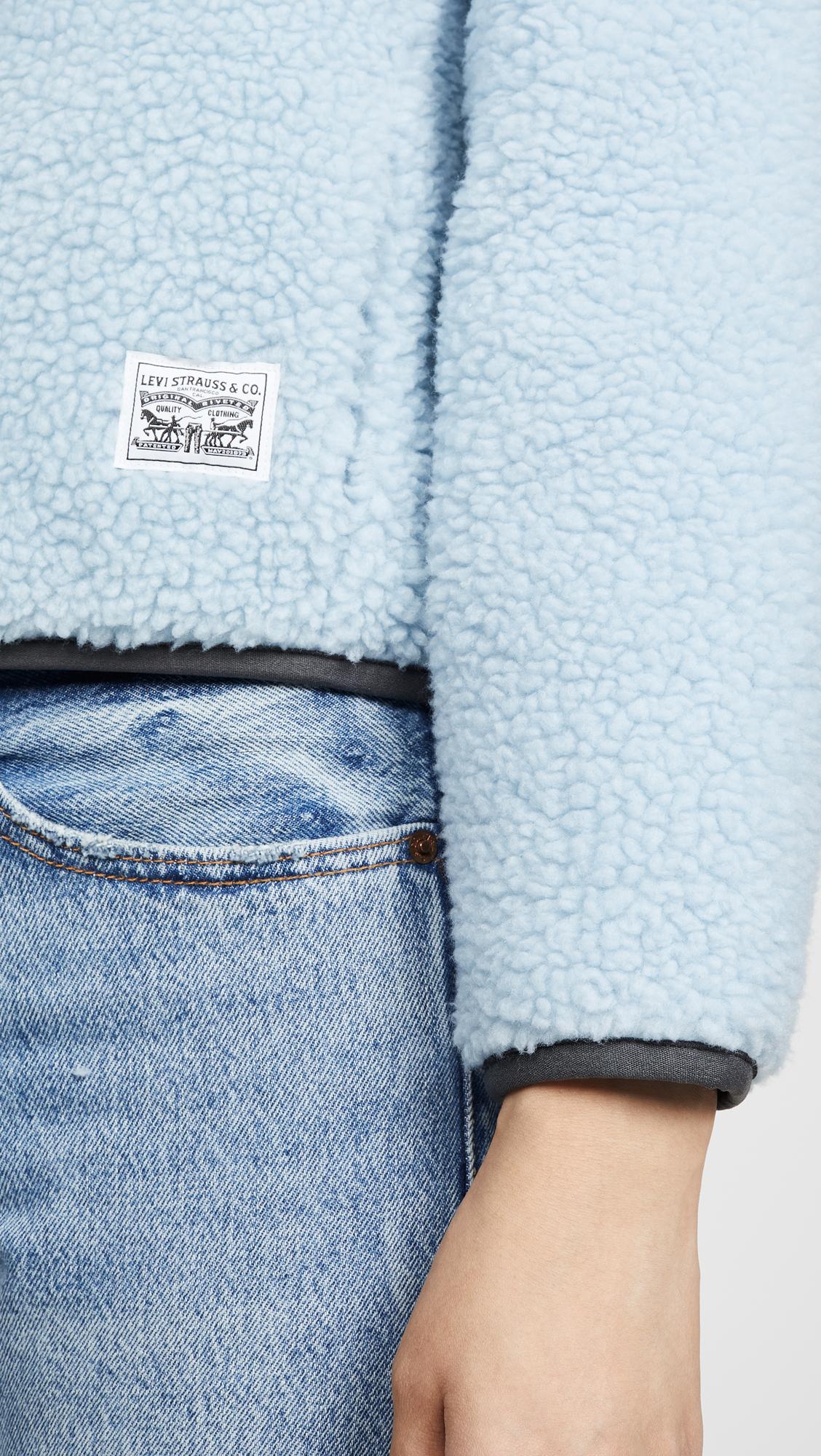 Levi's Sloane Sherpa Pullover Best Sale 