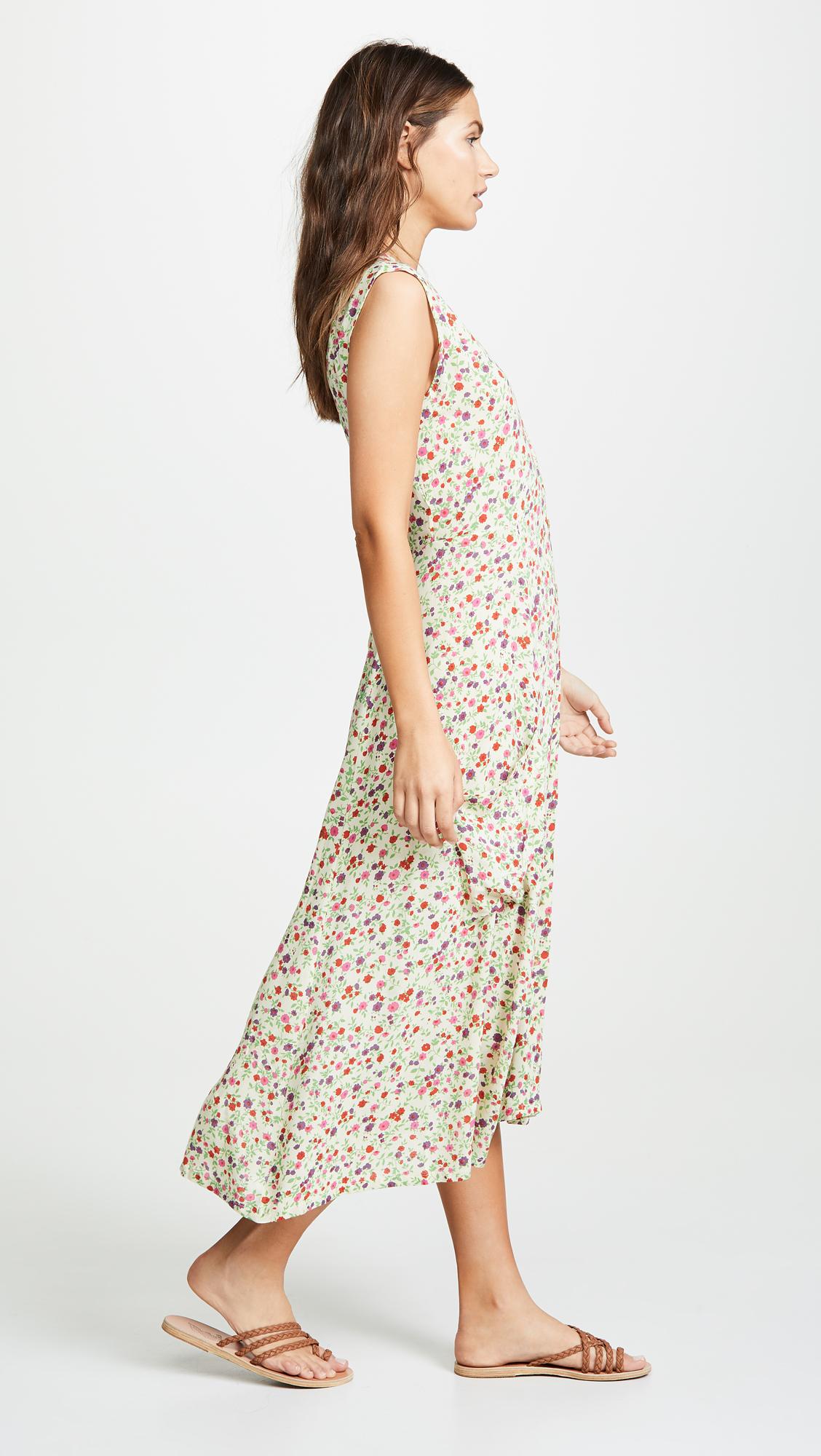 faithfull the brand blohm midi dress