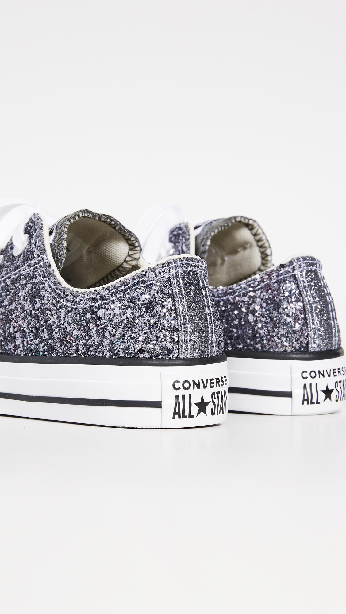 chuck taylor all star glitter ox