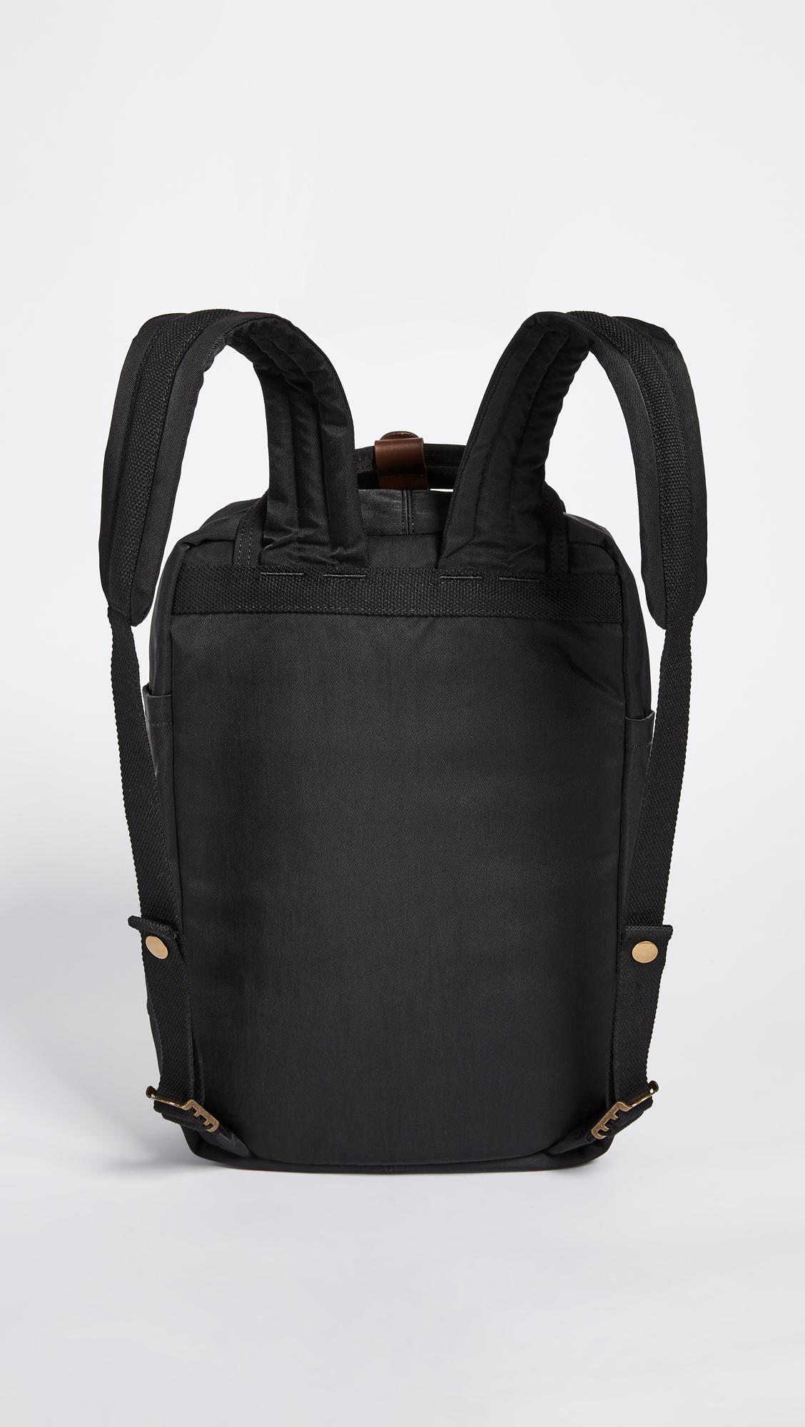 black doughnut backpack