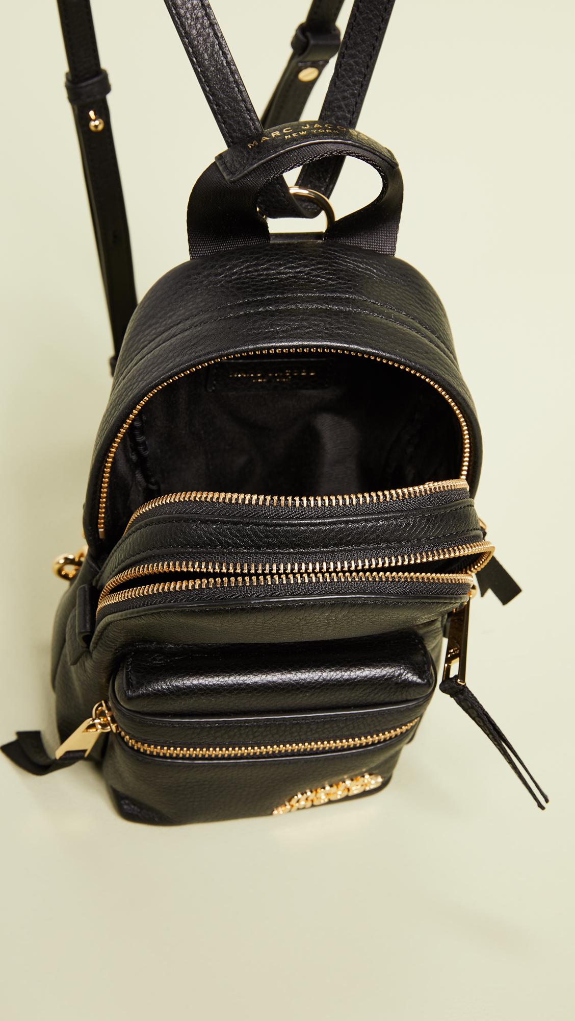 Marc Jacobs Micro Backpack in Black | Lyst