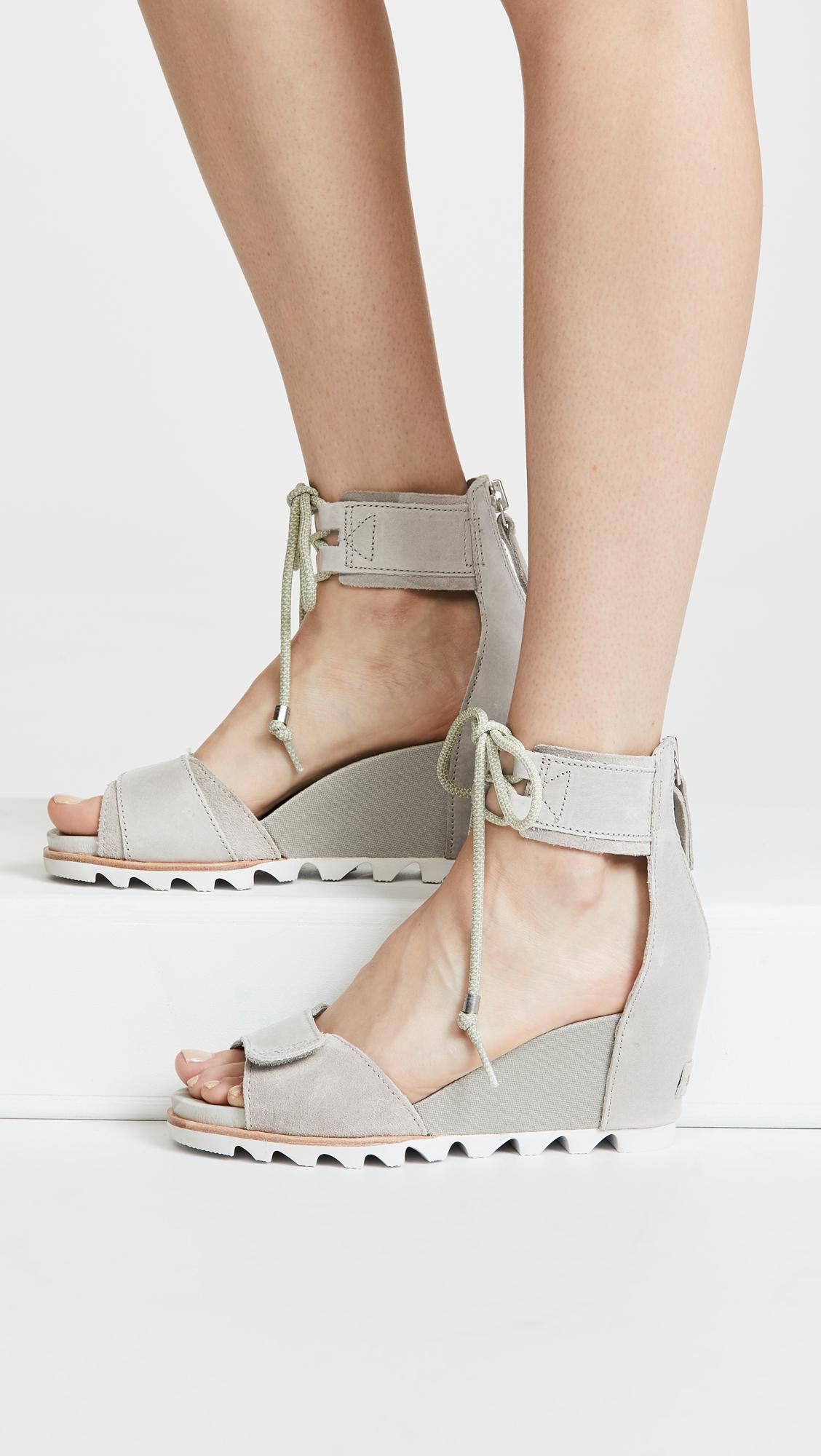 Sorel Joanie Ankle Lace Sandals - Lyst