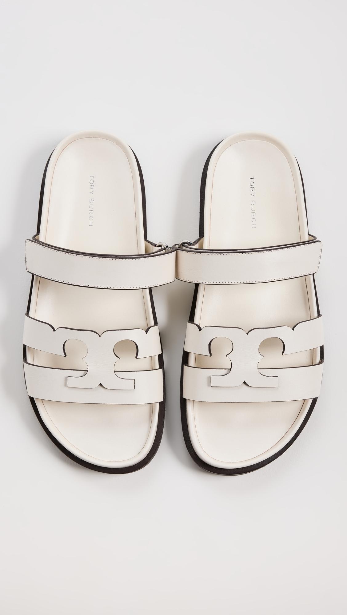 Tory burch slides white new arrivals