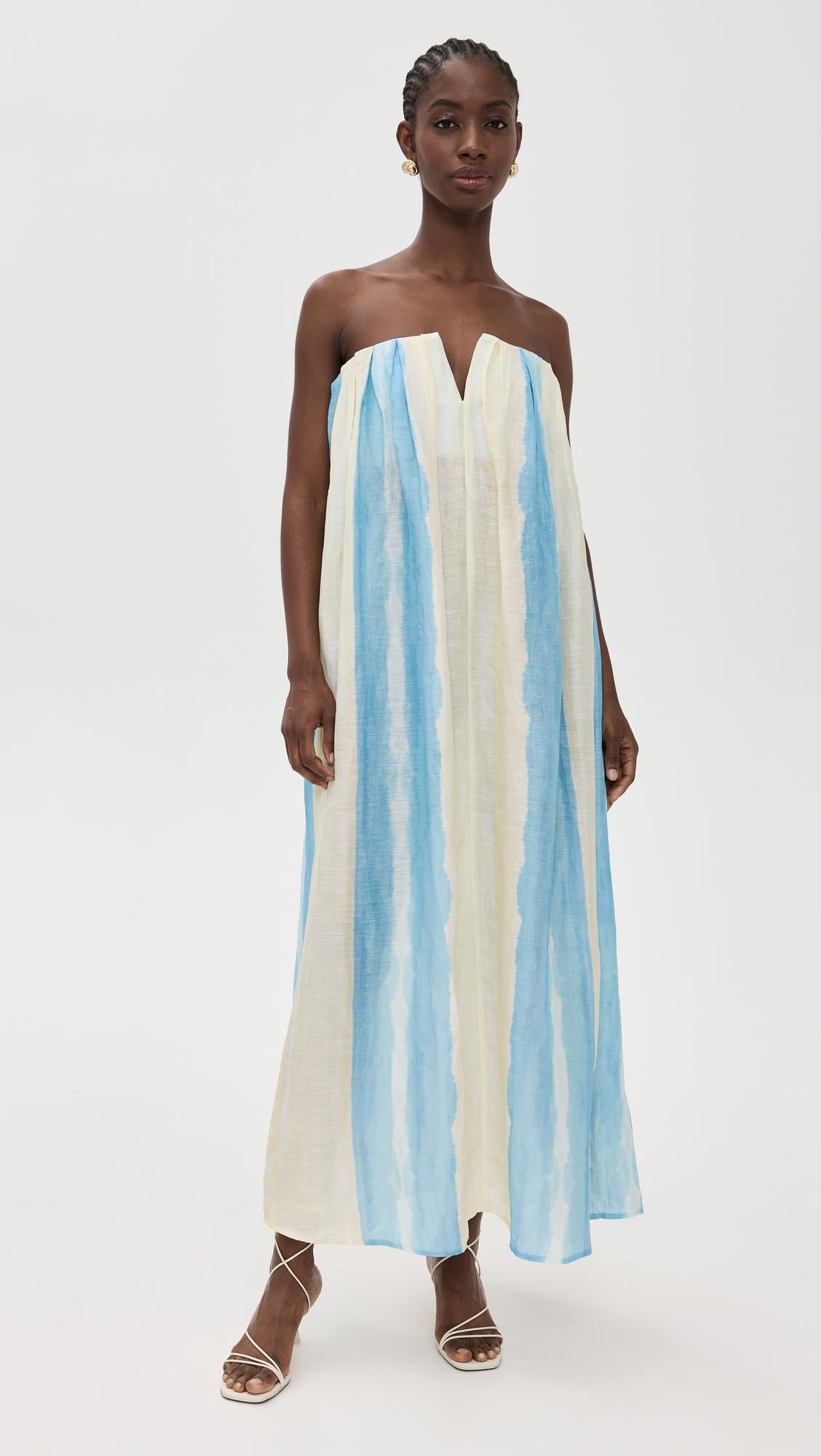 significant other linen dress Significant Other - Ana Maxi Dress