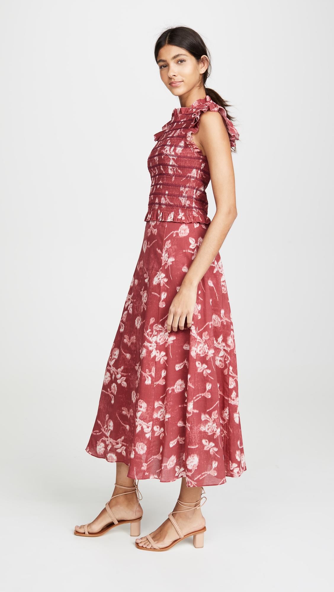 sea monet midi dress