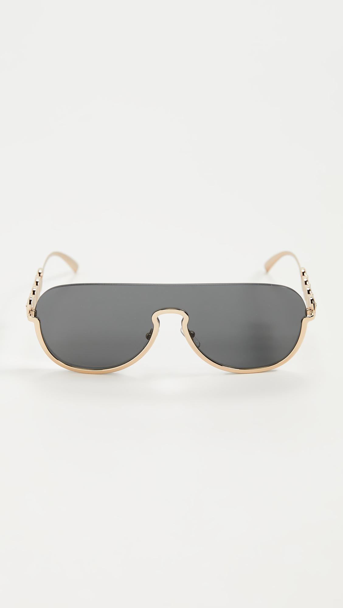 Versace 0ve2215 Sunglasses in Gray for Men | Lyst
