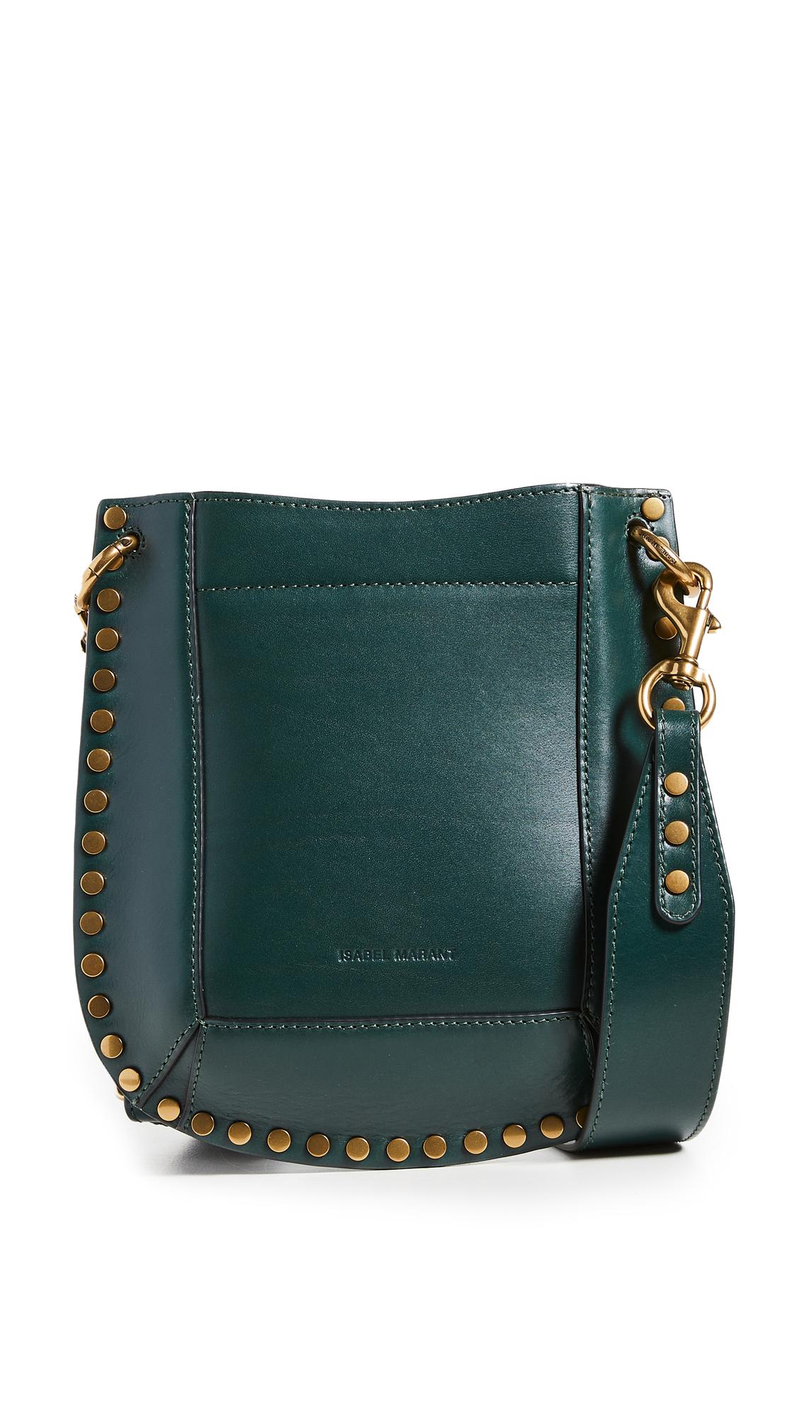 Isabel Marant Leather Nasko New Bag in Dark Green (Green) | Lyst Isabel Marant Leather Nasko New Bag in Dark Green (Green) | Lyst