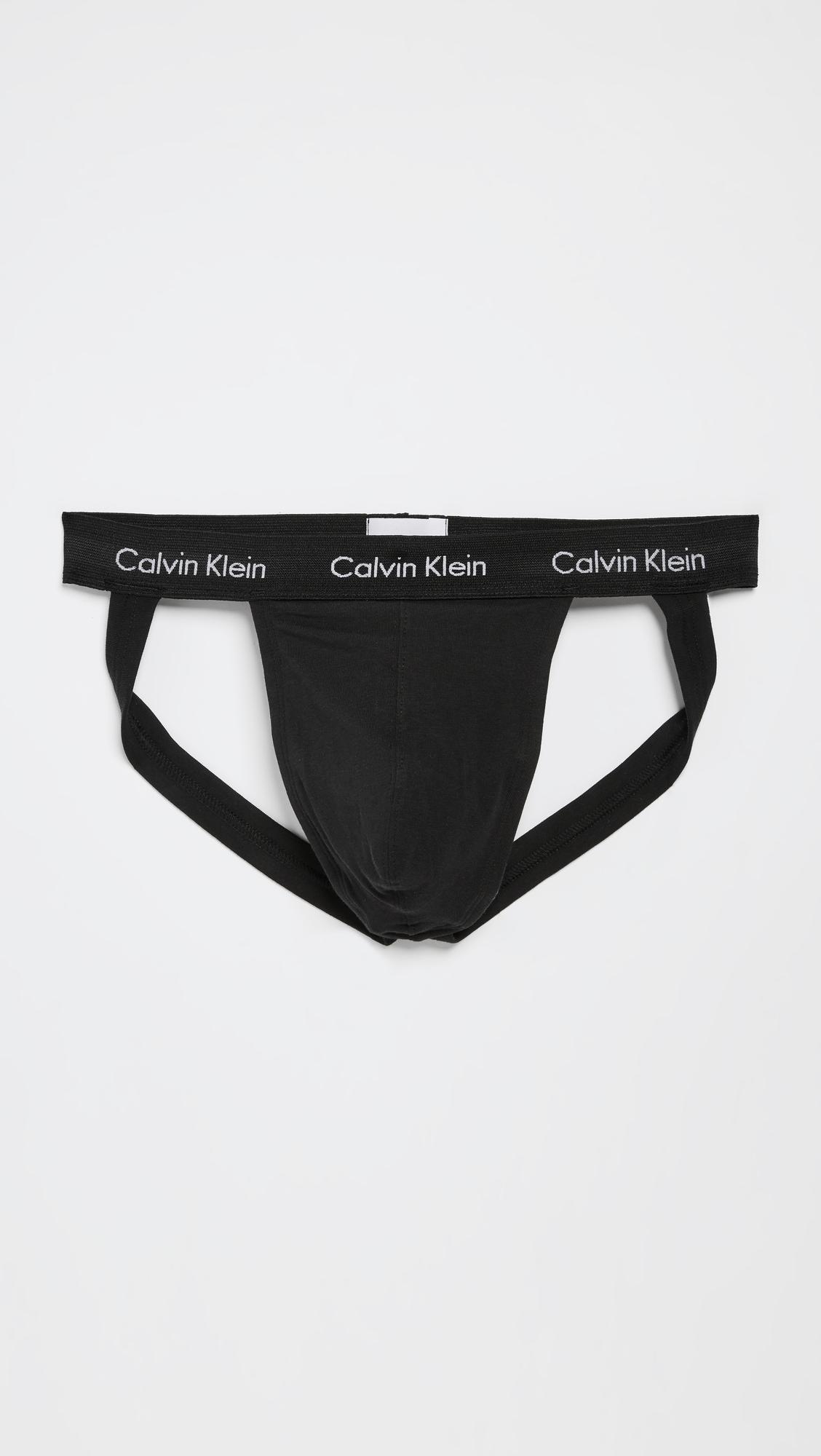 Calvin Klein Men's 3-Pack Cotton Stretch Jock Straps Underwear - Macy's