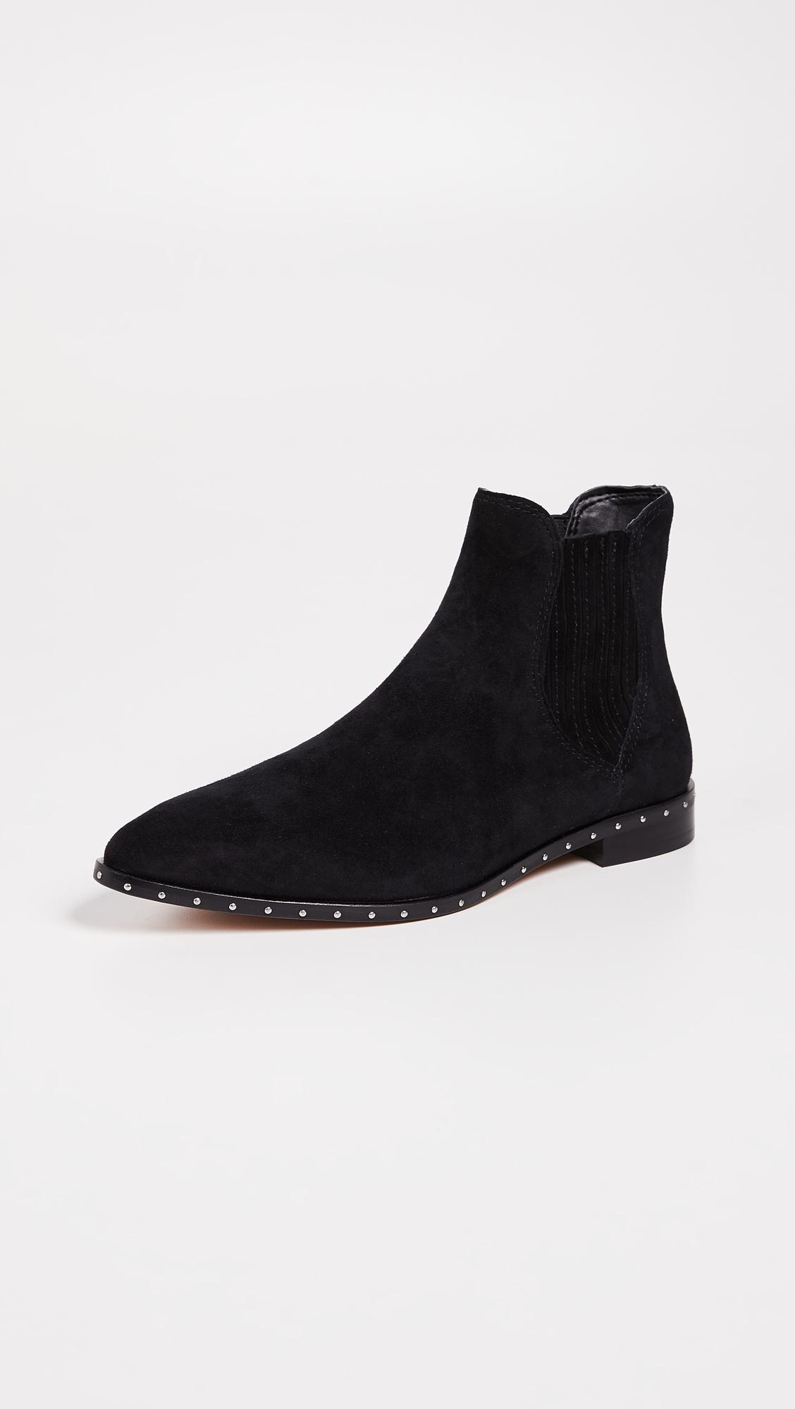 rebecca minkoff madysin suede booties