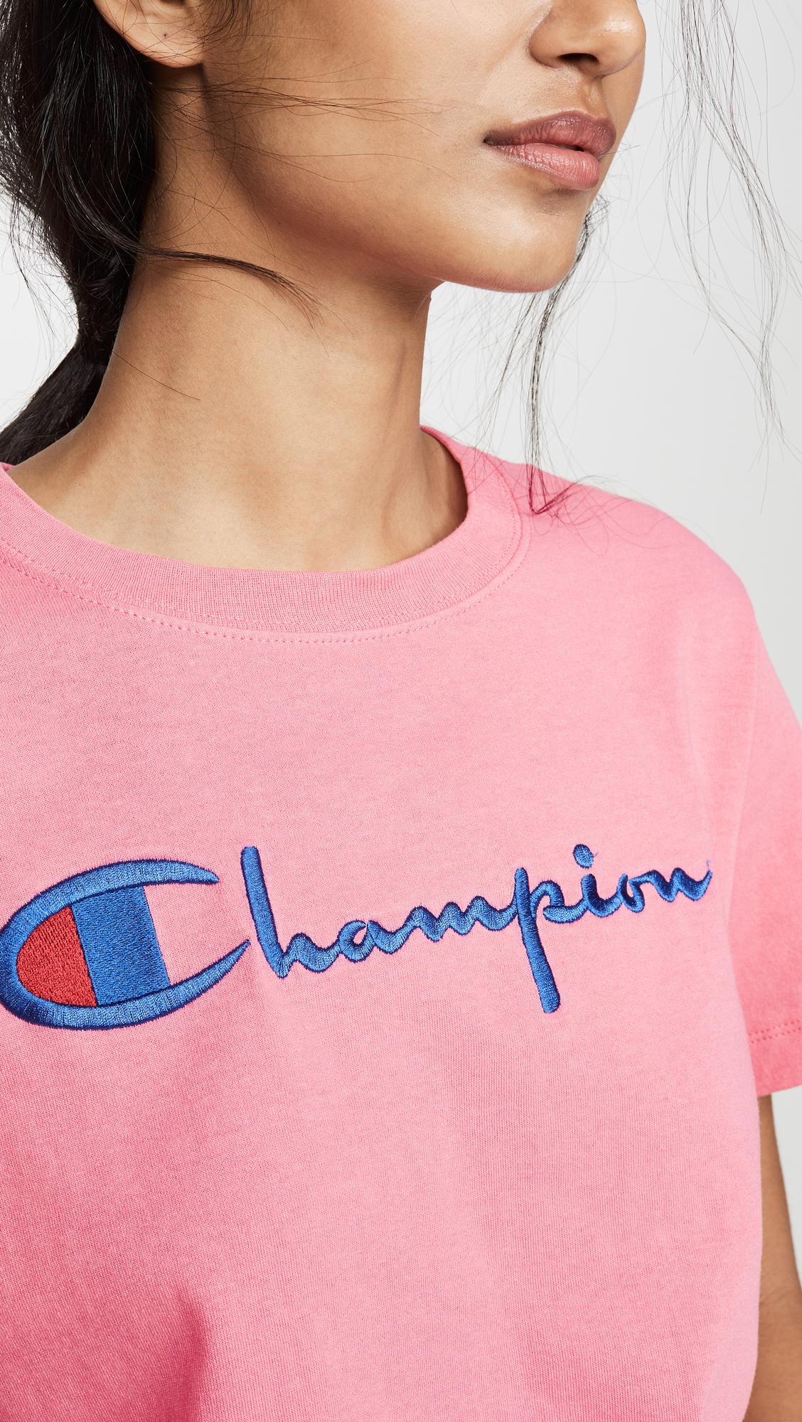 pink candy champion shirt