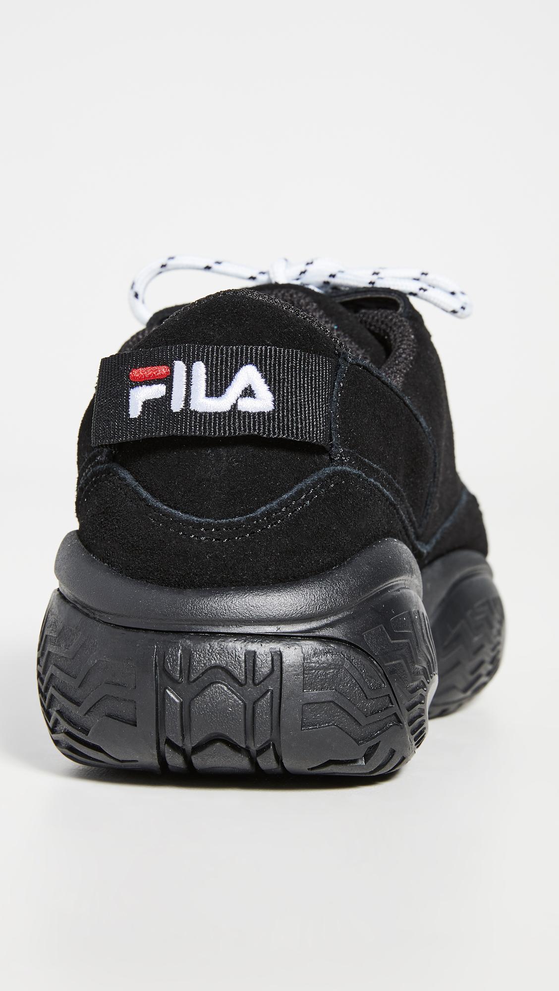 Fila Concours Low Sneakers in Black | Lyst