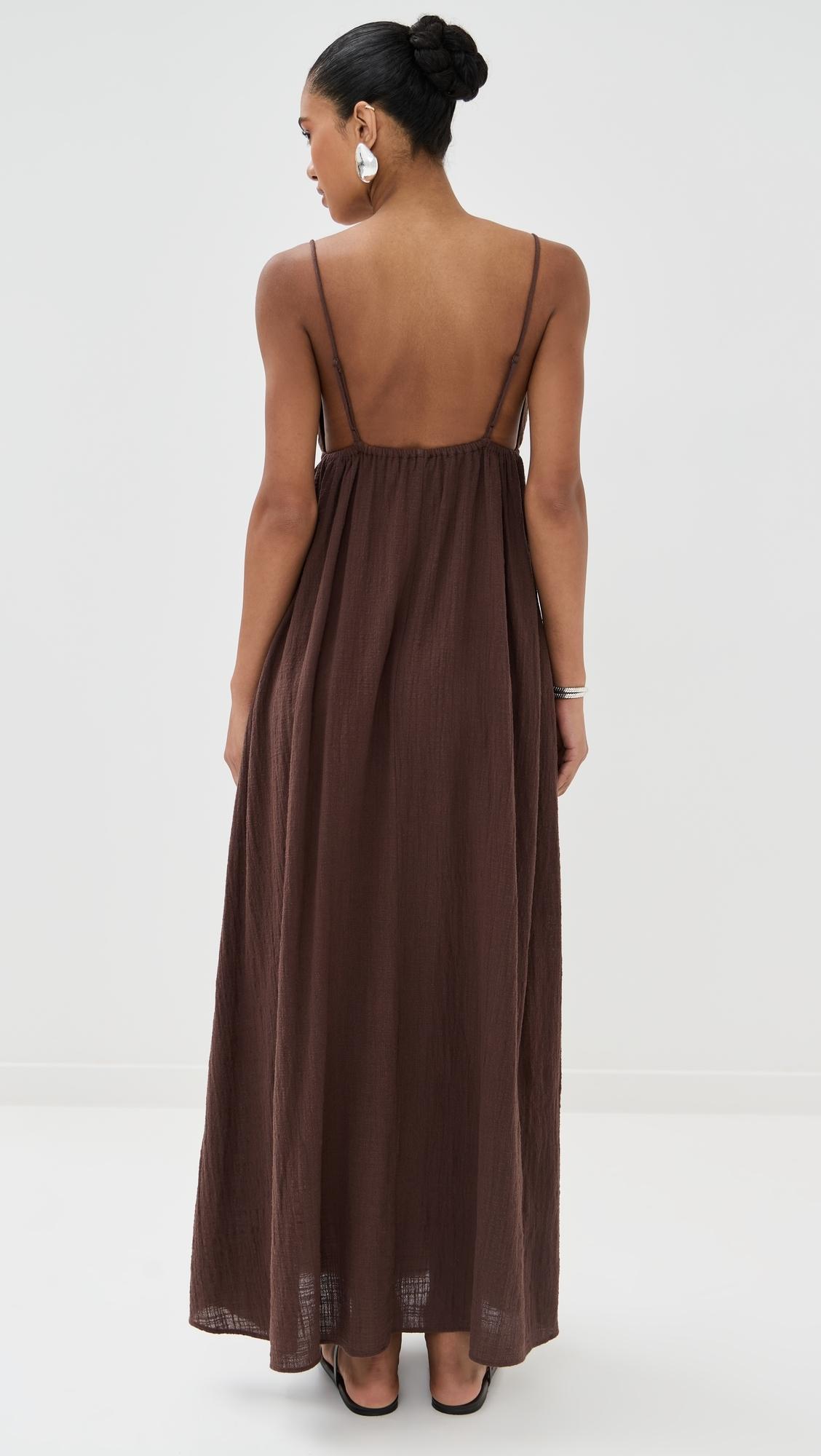STAUD Hanna Dress in Brown | Lyst STAUD Hanna Dress in Brown | Lyst