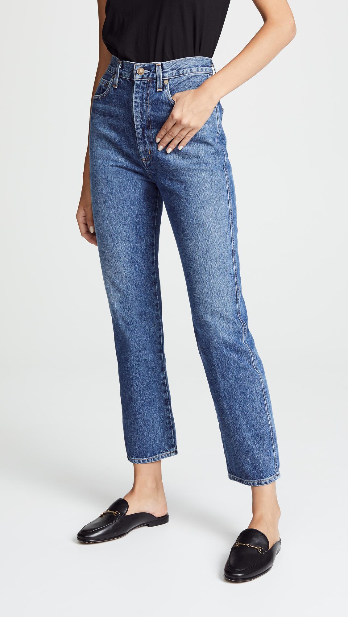 Agolde Denim Pinch Waist High Rise Kick 