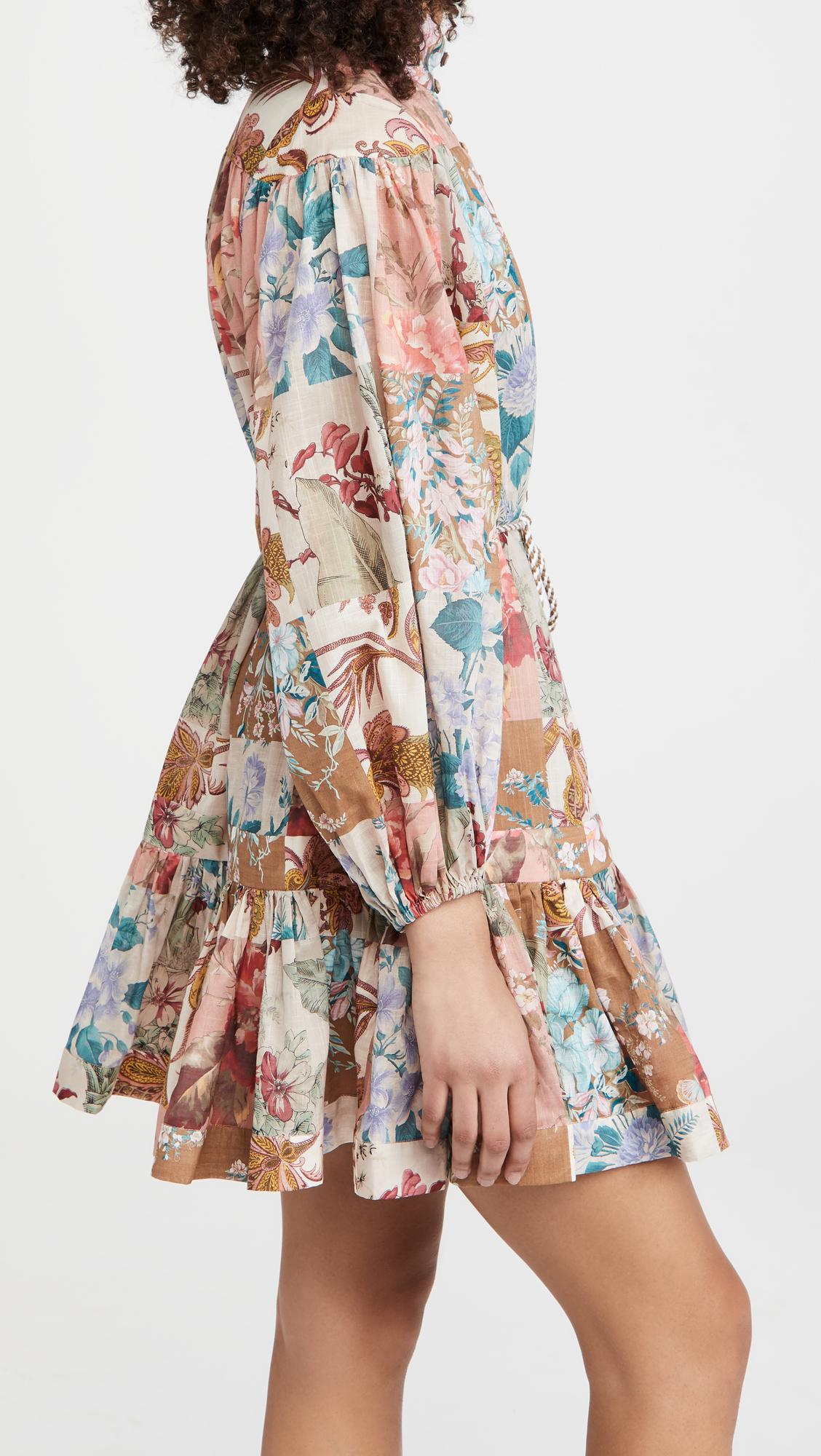 cassia drop waist mini dress