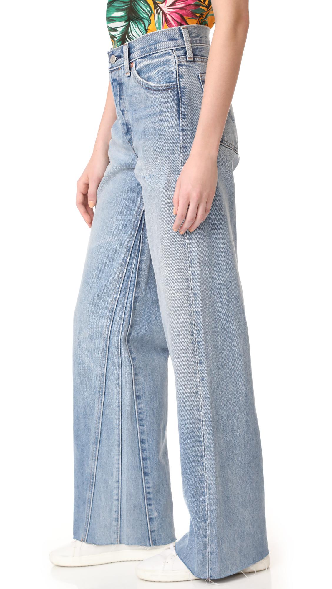 levi's altered wide leg