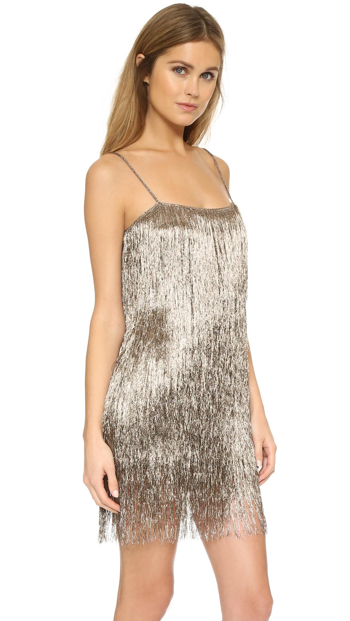 Rachel zoe della cheap fringe dress