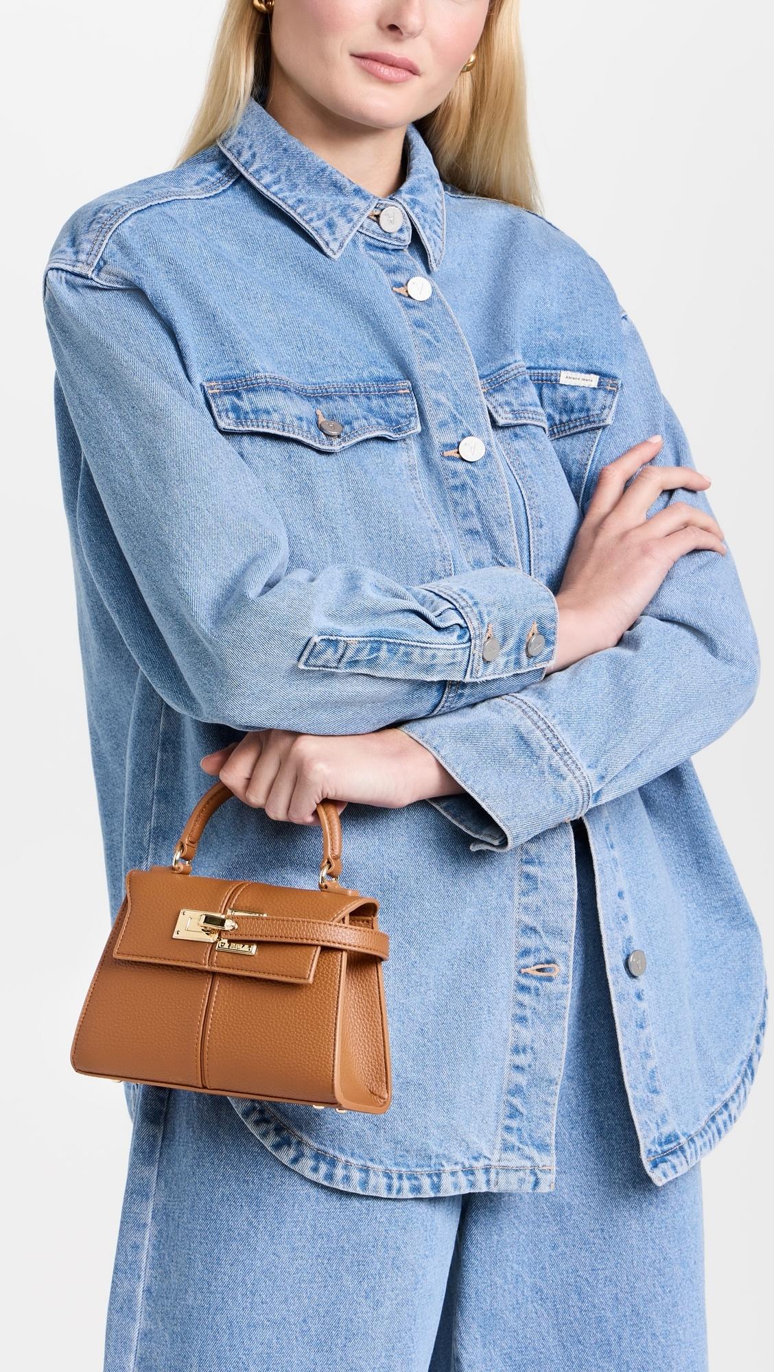 JW PEI Elise Faux Leather Top Handle Bag in Brown | Lyst