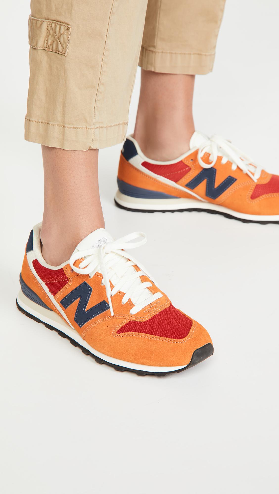 New Balance 996 V2 Sneakers in Orange | Lyst