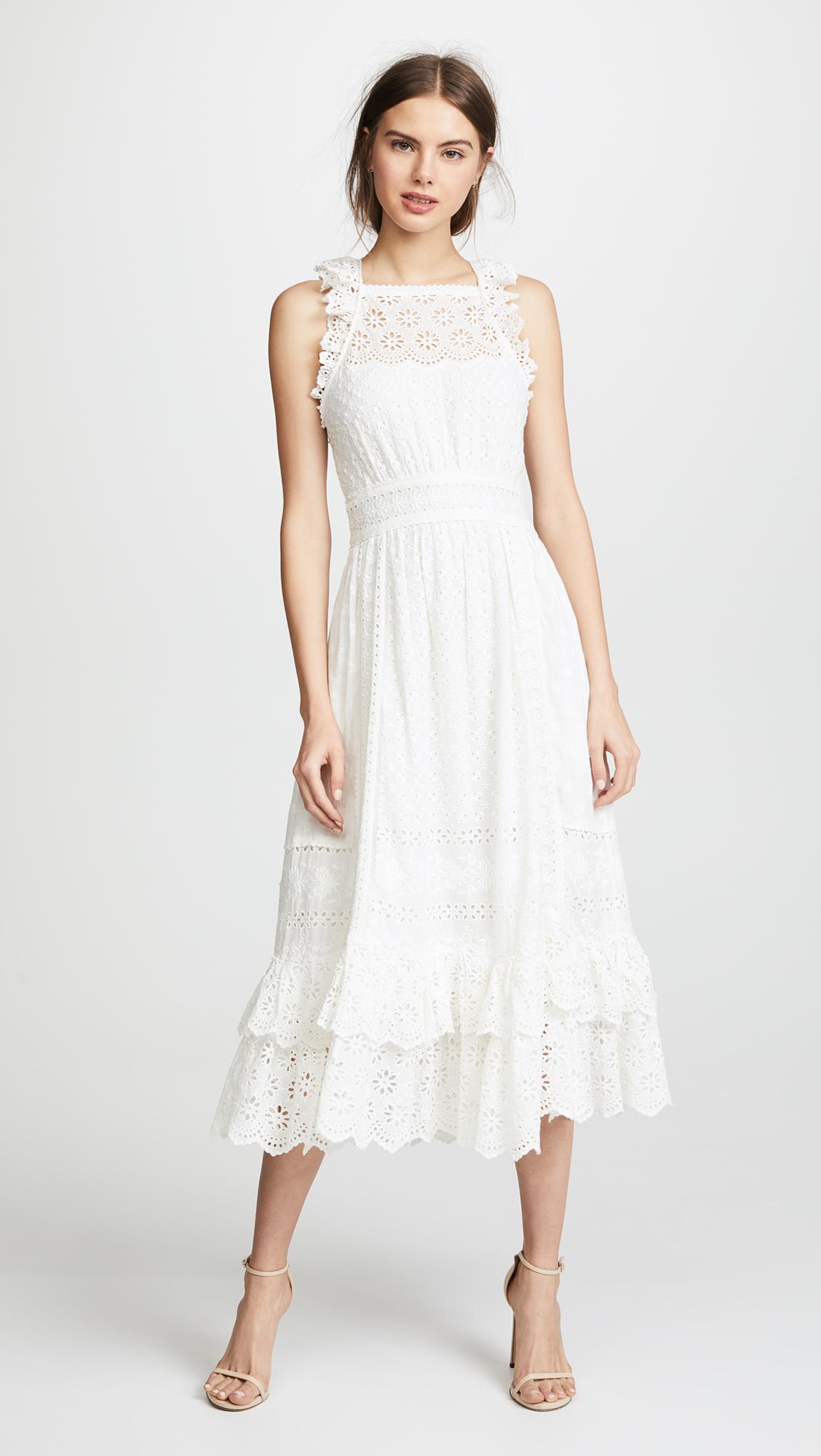 Ulla johnson 2025 eyelet dress