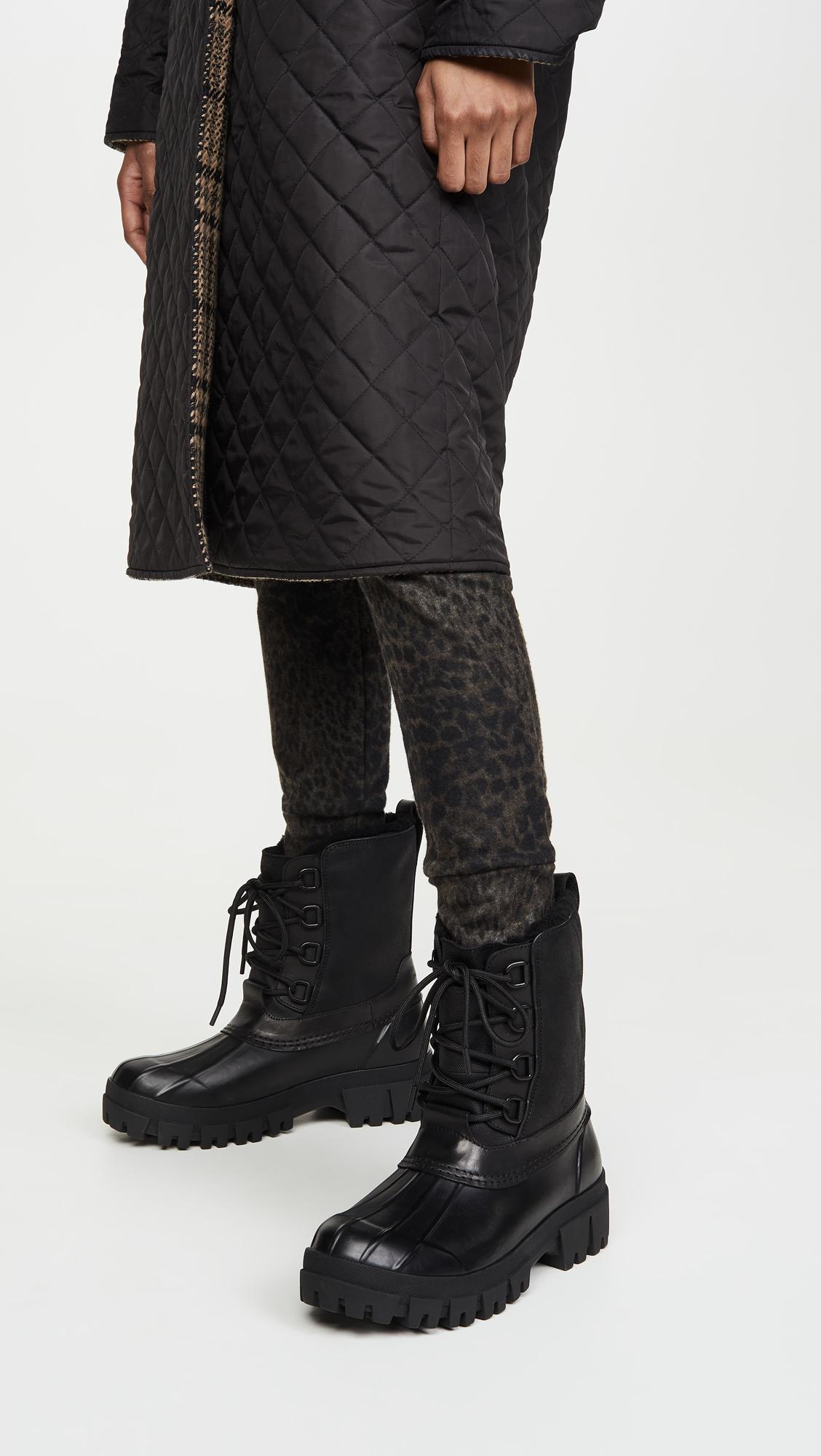 square toe fish scale boots