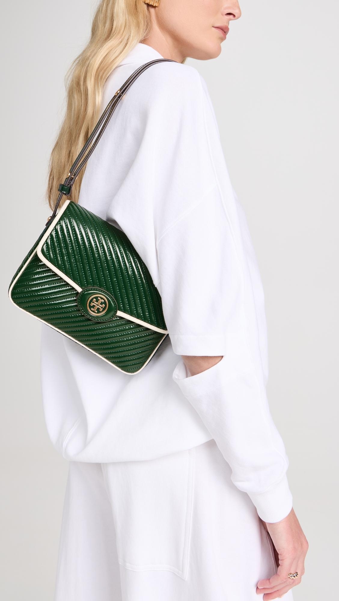 ★TB★Robinson Patent Puffy Quilted Card Case★Pine Tree Tory Burch Robinson Patent Puffy Quilted Card Case | Zappos.com