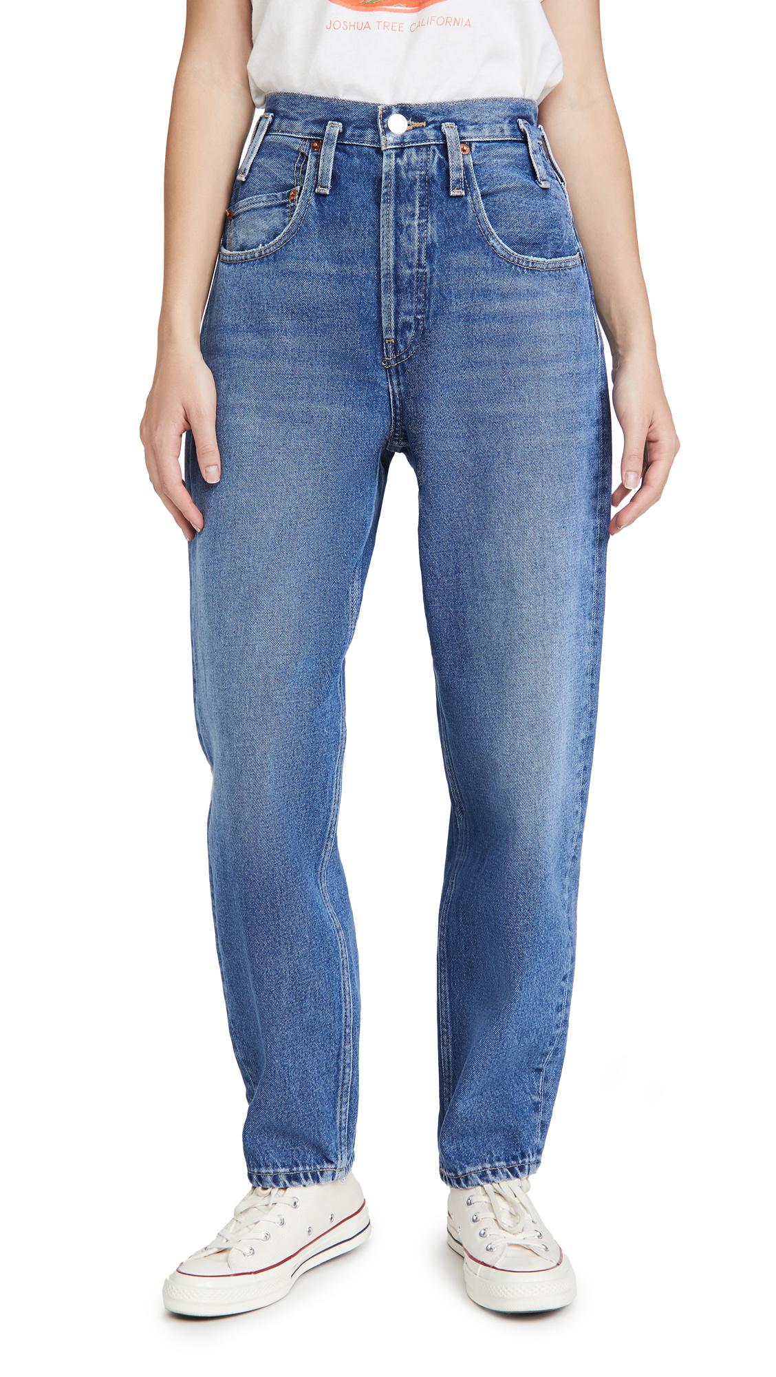 RE/DONE Denim '80s Peg Leg Jeans in 