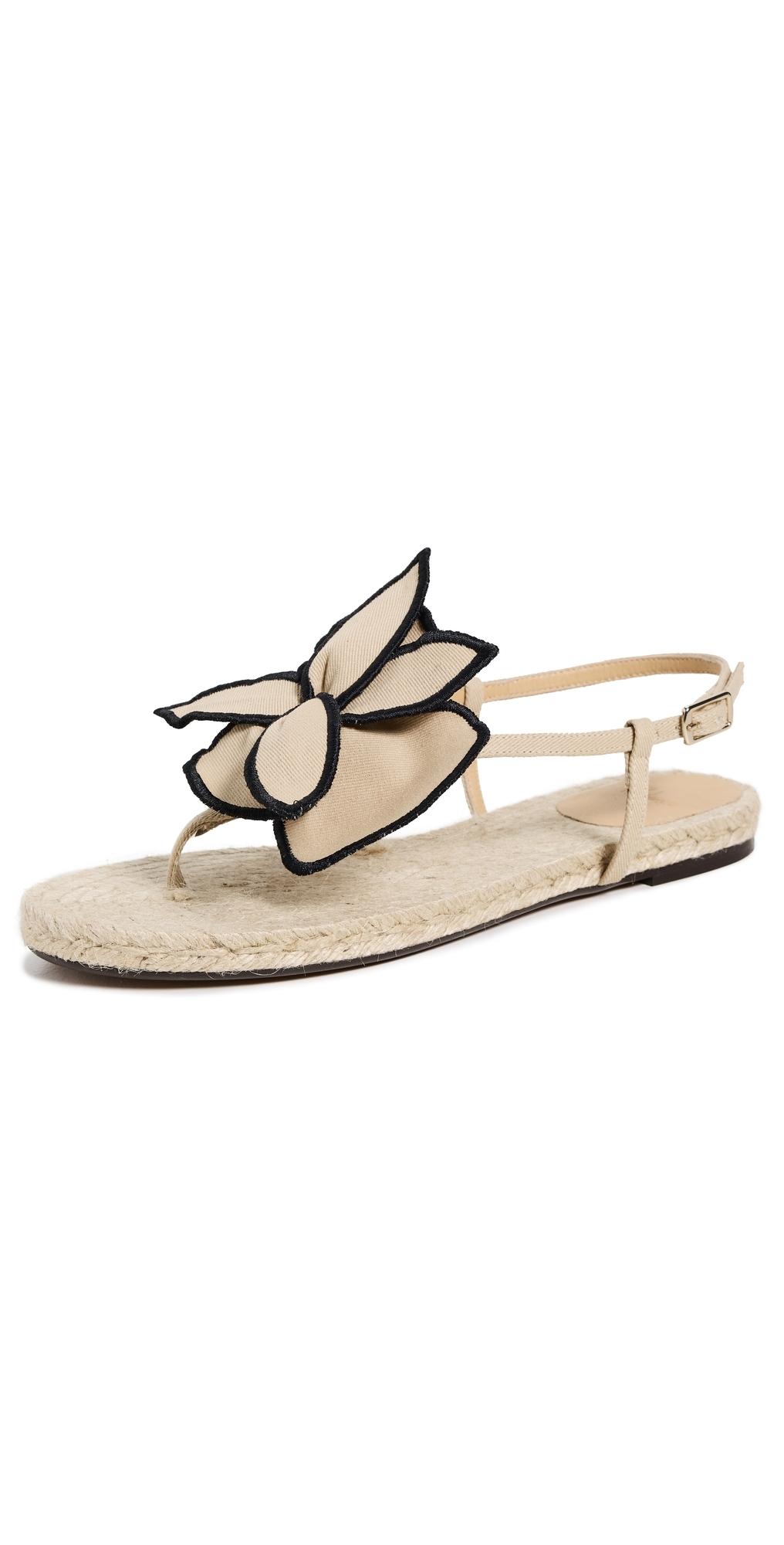 Castañer Poncha Flower Sandals in White | Lyst