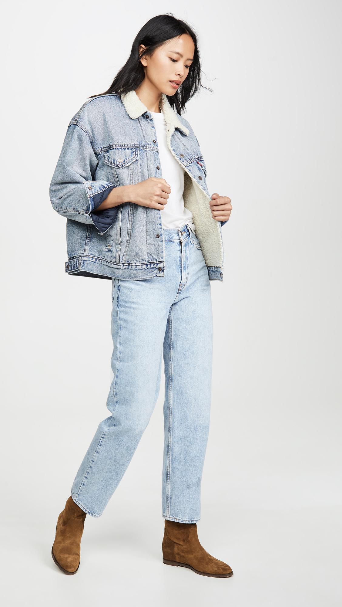levi's dad sherpa trucker jacket